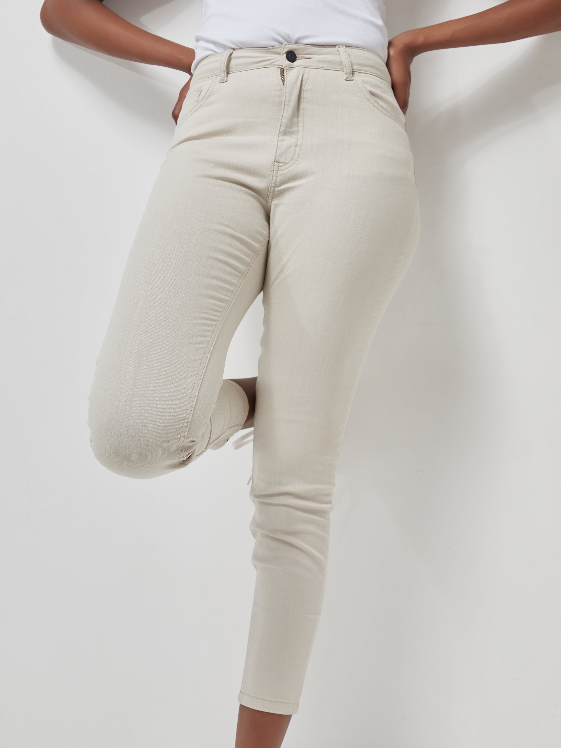 Safari Ladies Skinny Jeans - Sand