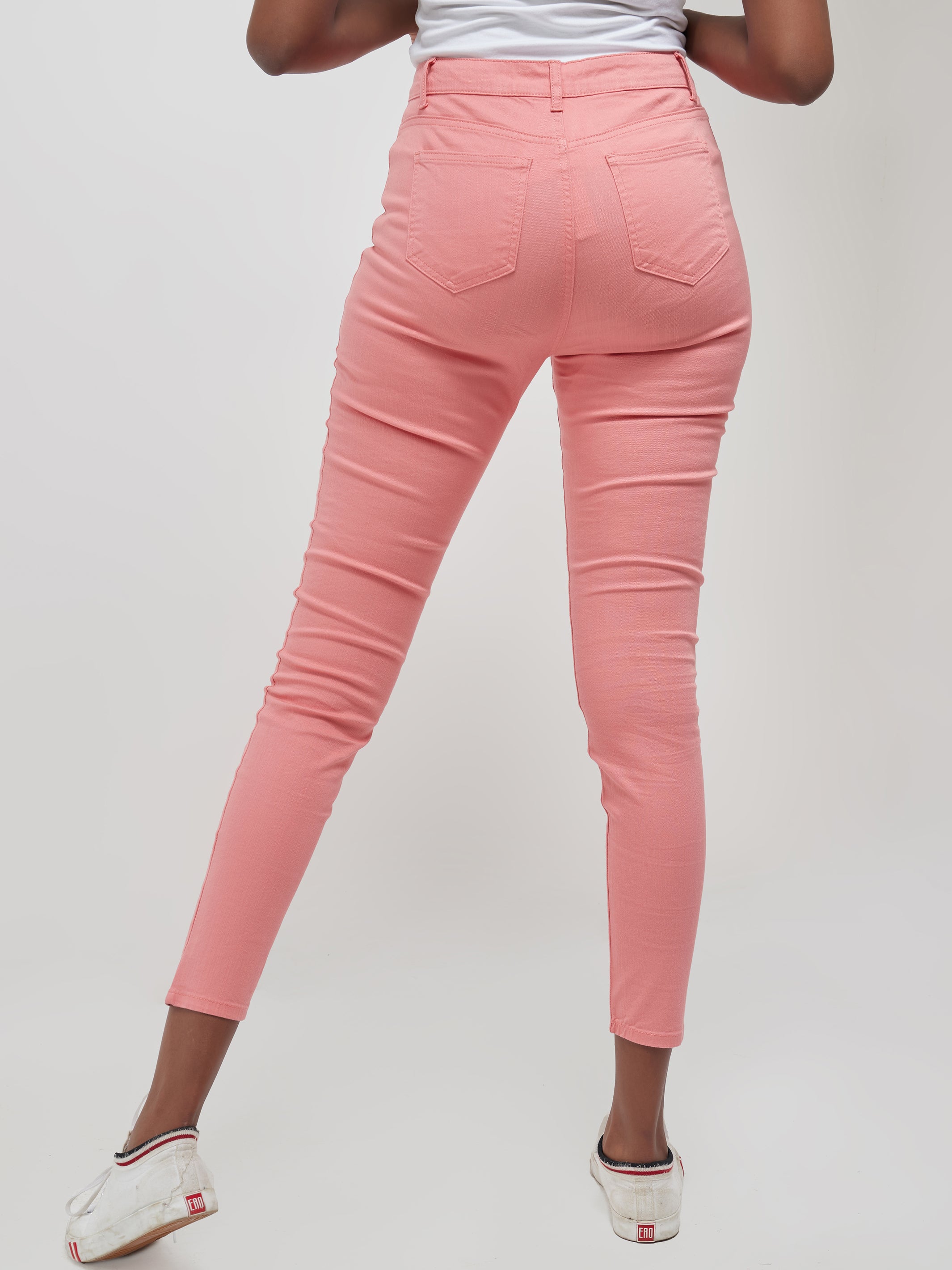 Safari Ladies Skinny Jeans - Coral