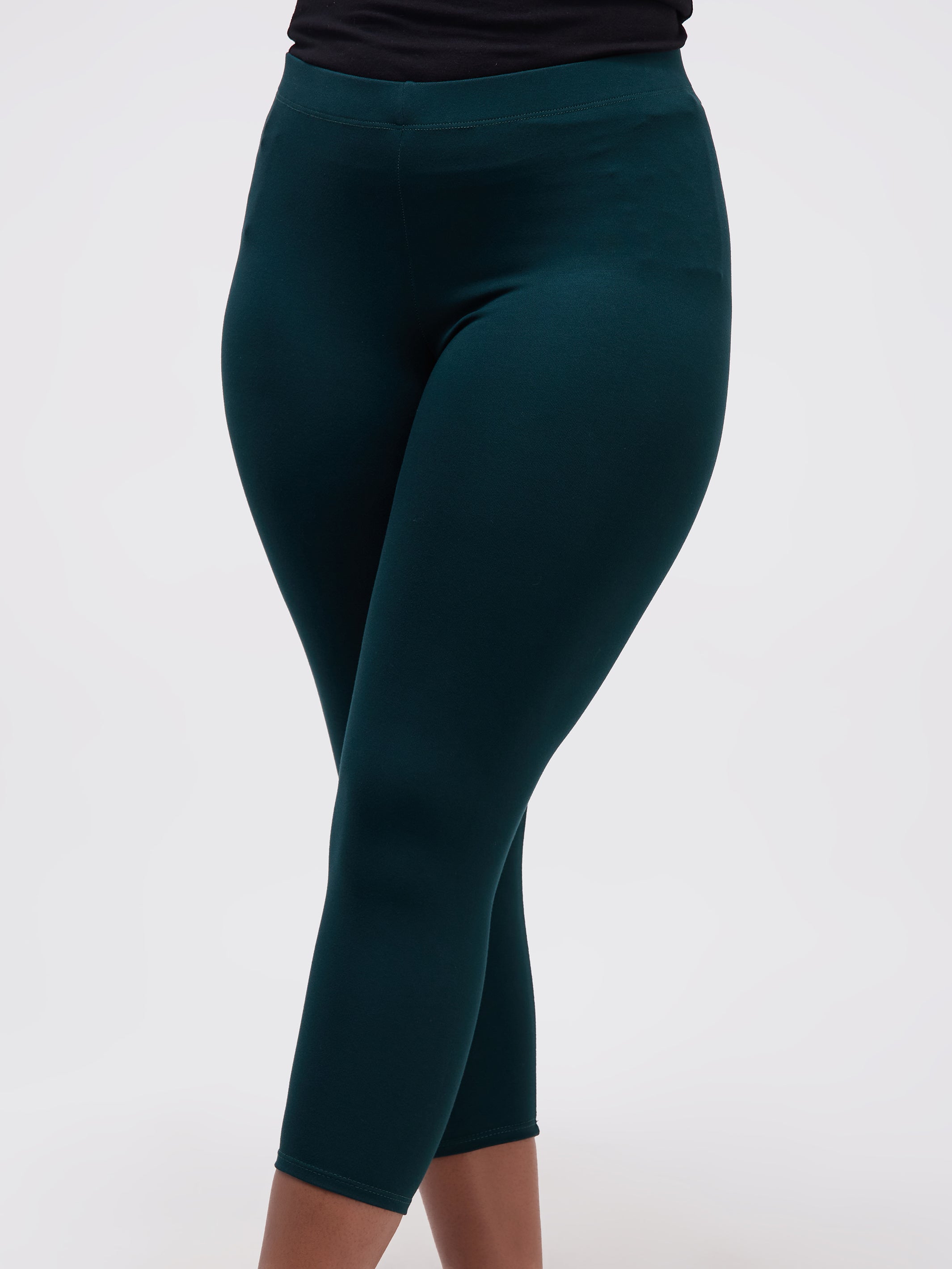 Zoya Capri Leggings - Dark Green