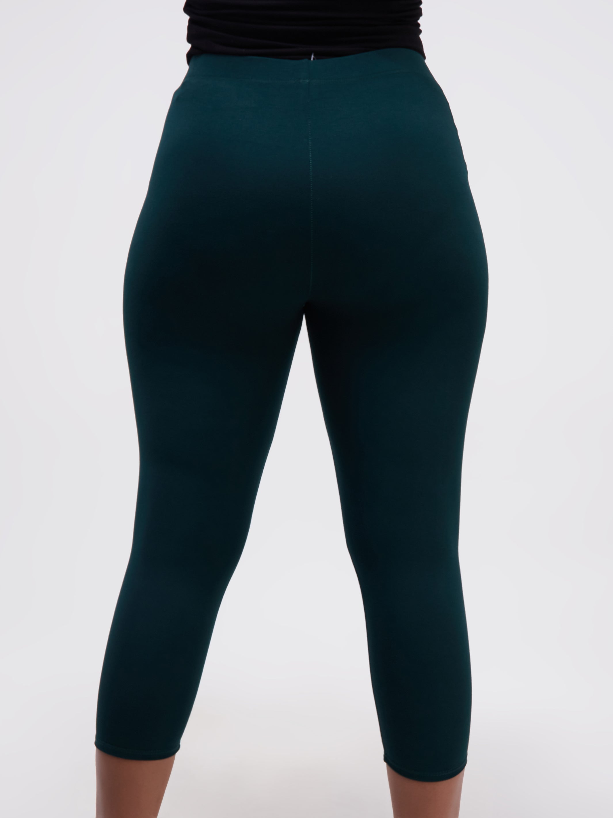 Zoya Capri Leggings - Dark Green