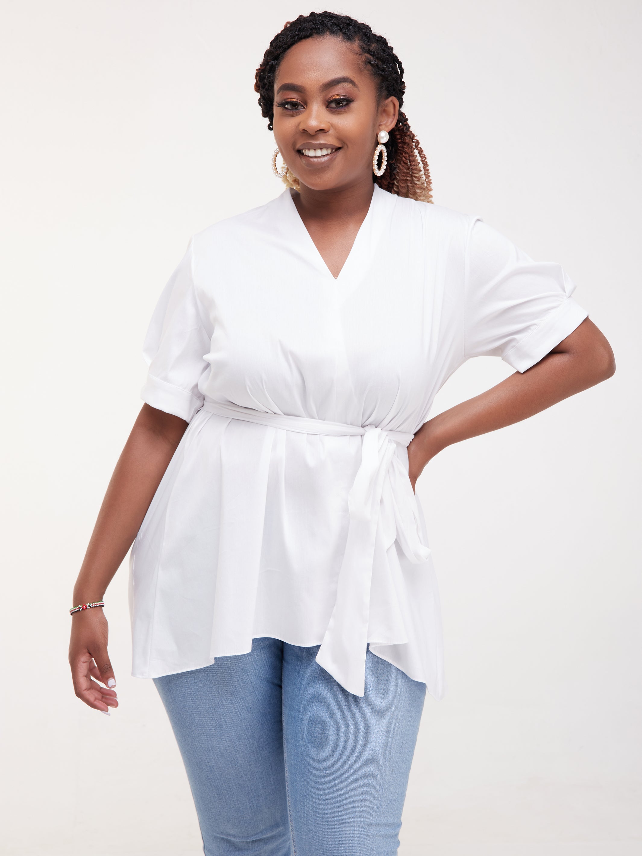 Safari Huru High-Low Top - White