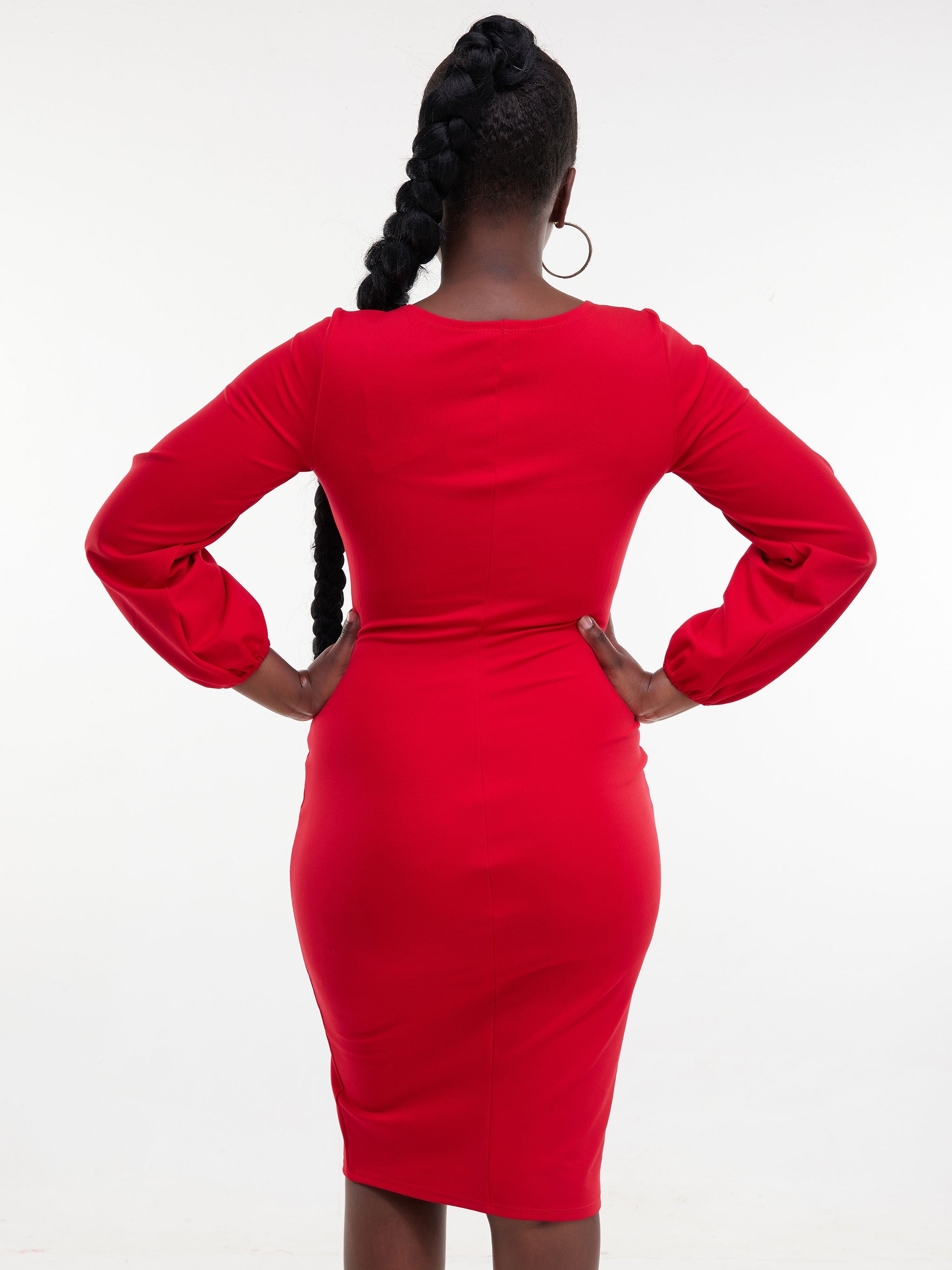 Vivo Nova Sheath Dress - Red