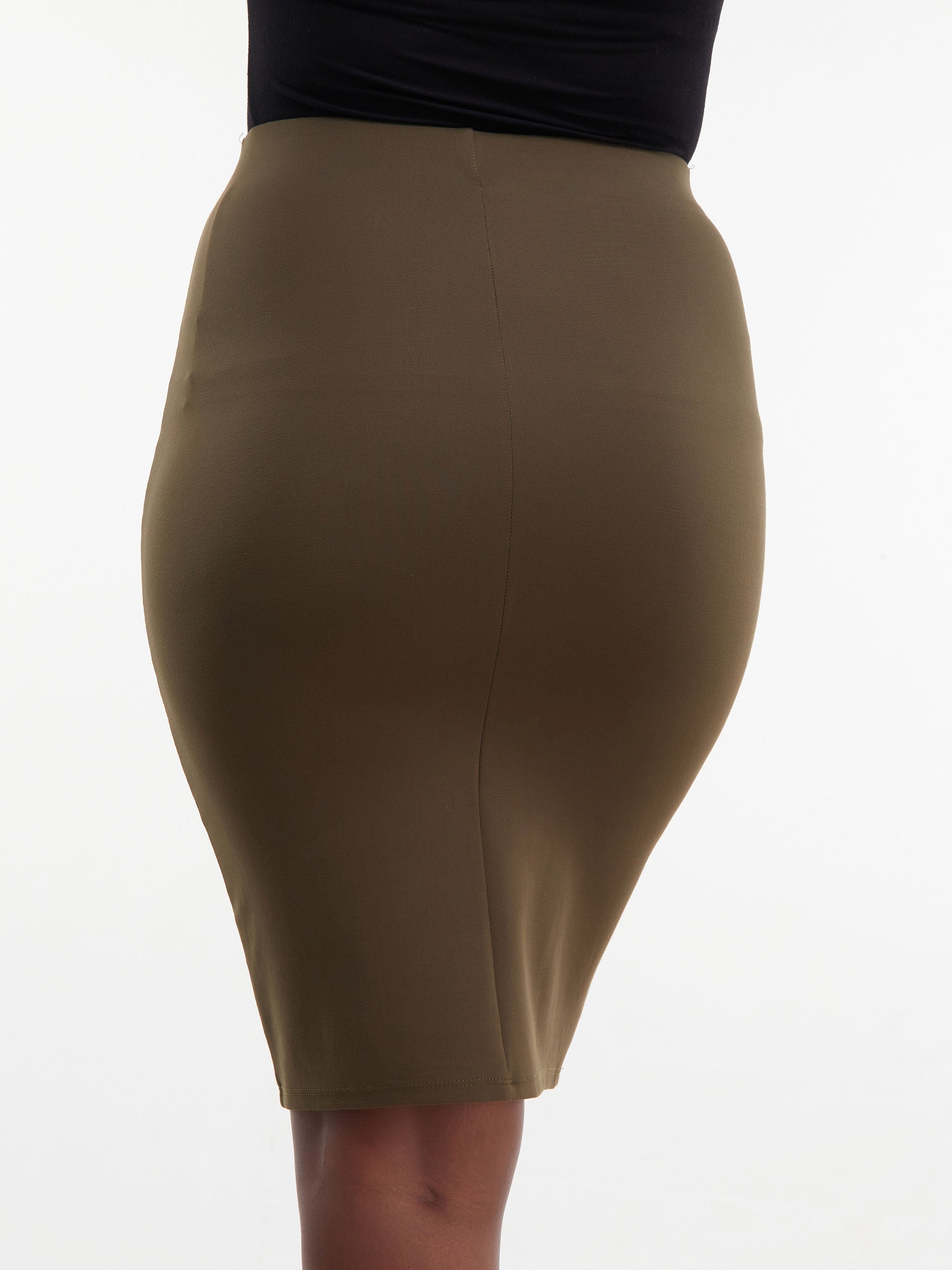 Vivo Basic Pencil Skirt - Hunters