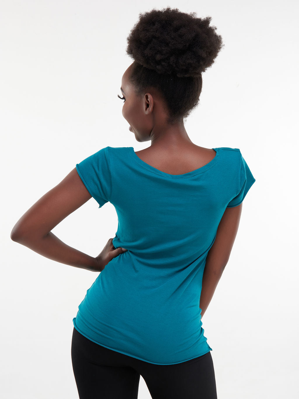 Zoya Chill Cap Sleeve T-shirt - Teal