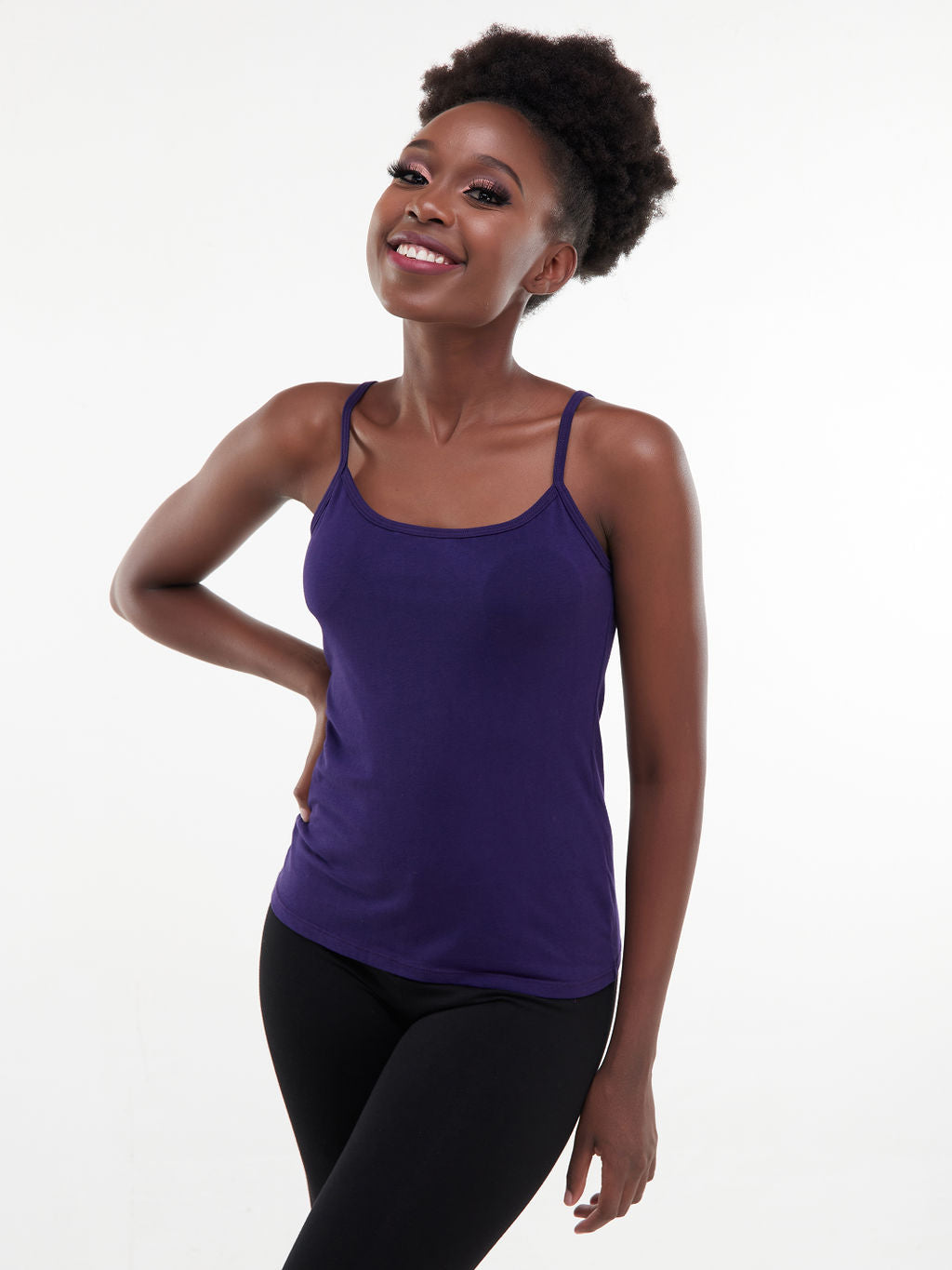 Zoya Chill Spaghetti Strap Tank Top - Purple