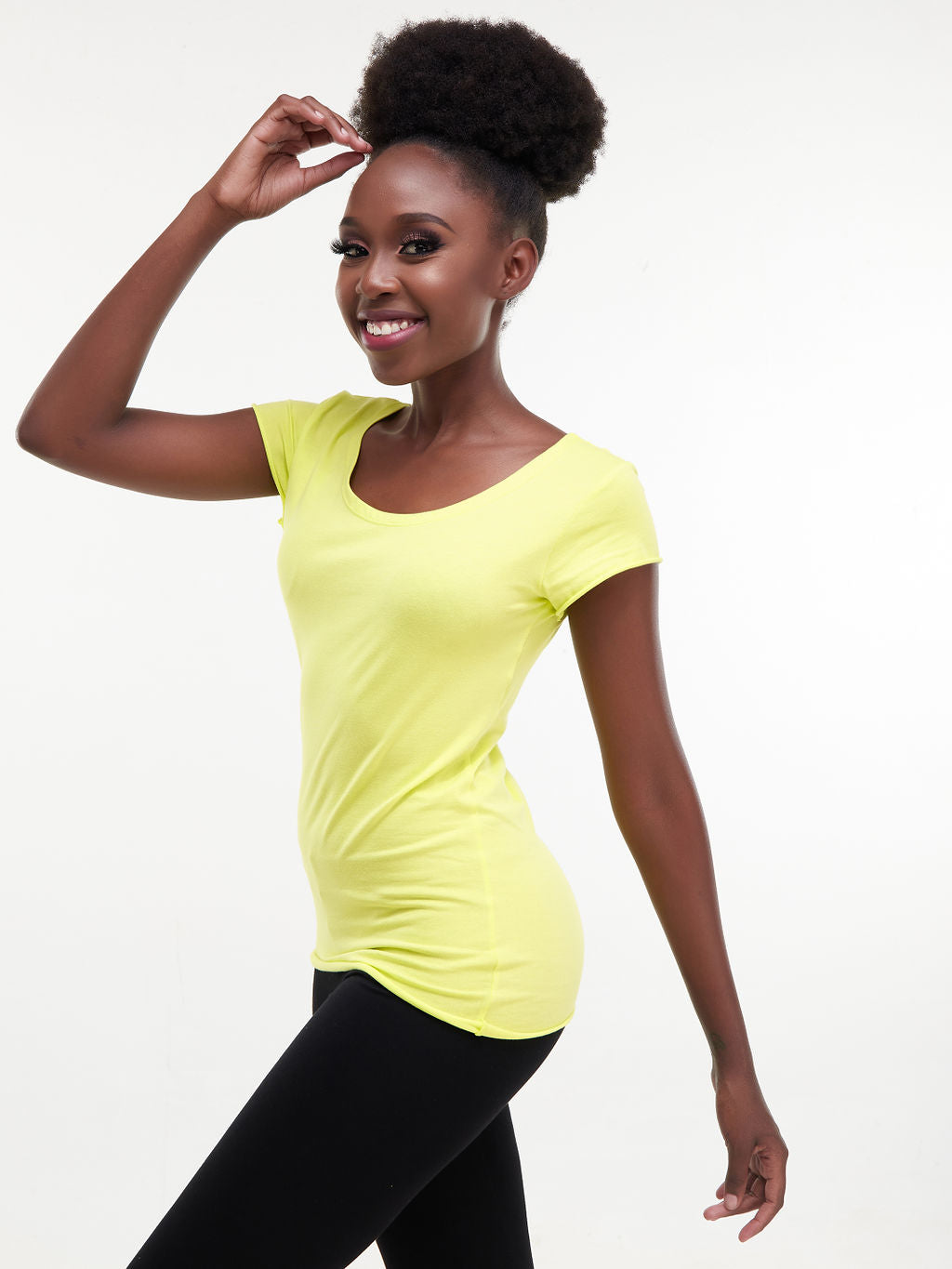 Zoya Chill Cap Sleeve T-shirt - Lime