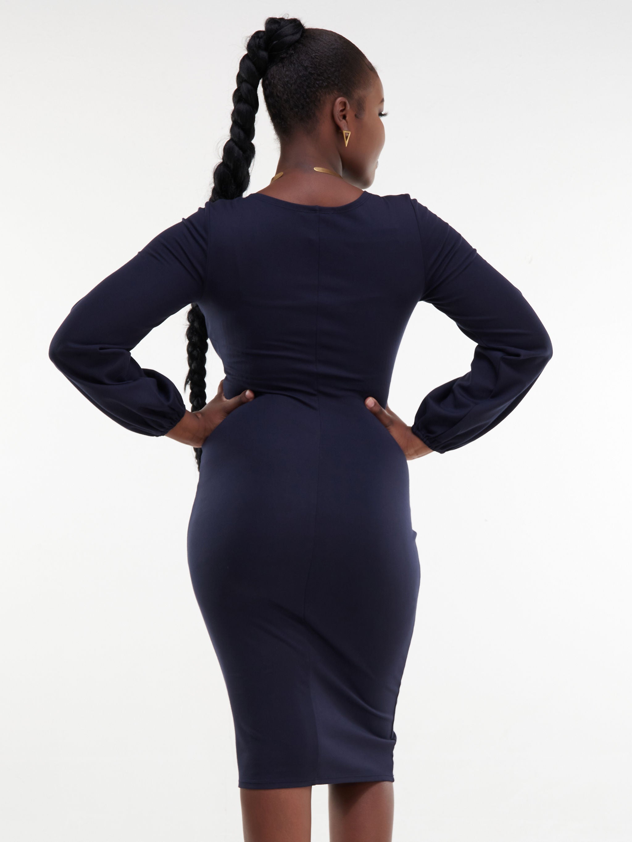 Vivo Nova Sheath Dress - Navy Blue