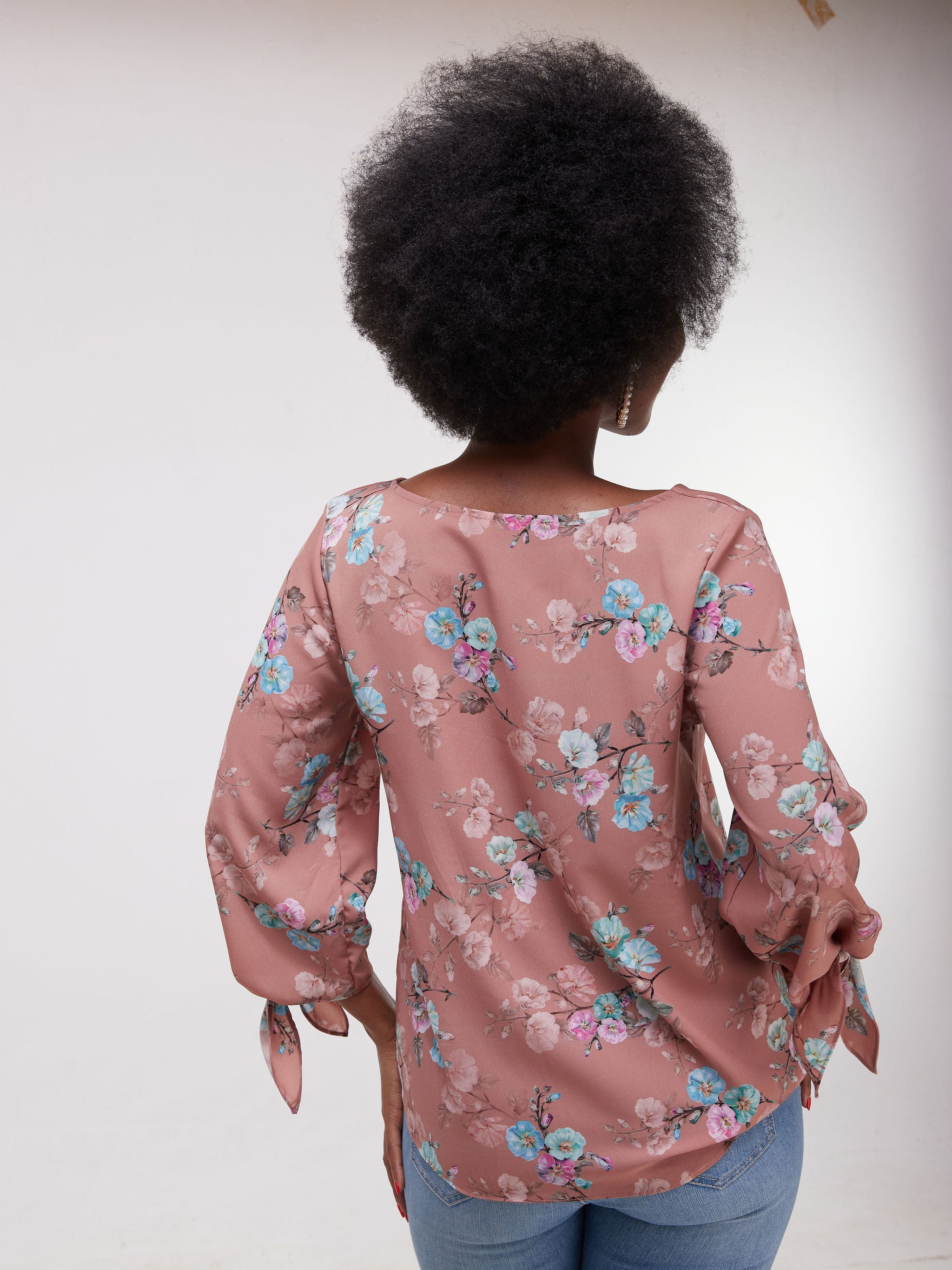 Vivo Furaha Tie Top - Rust Print
