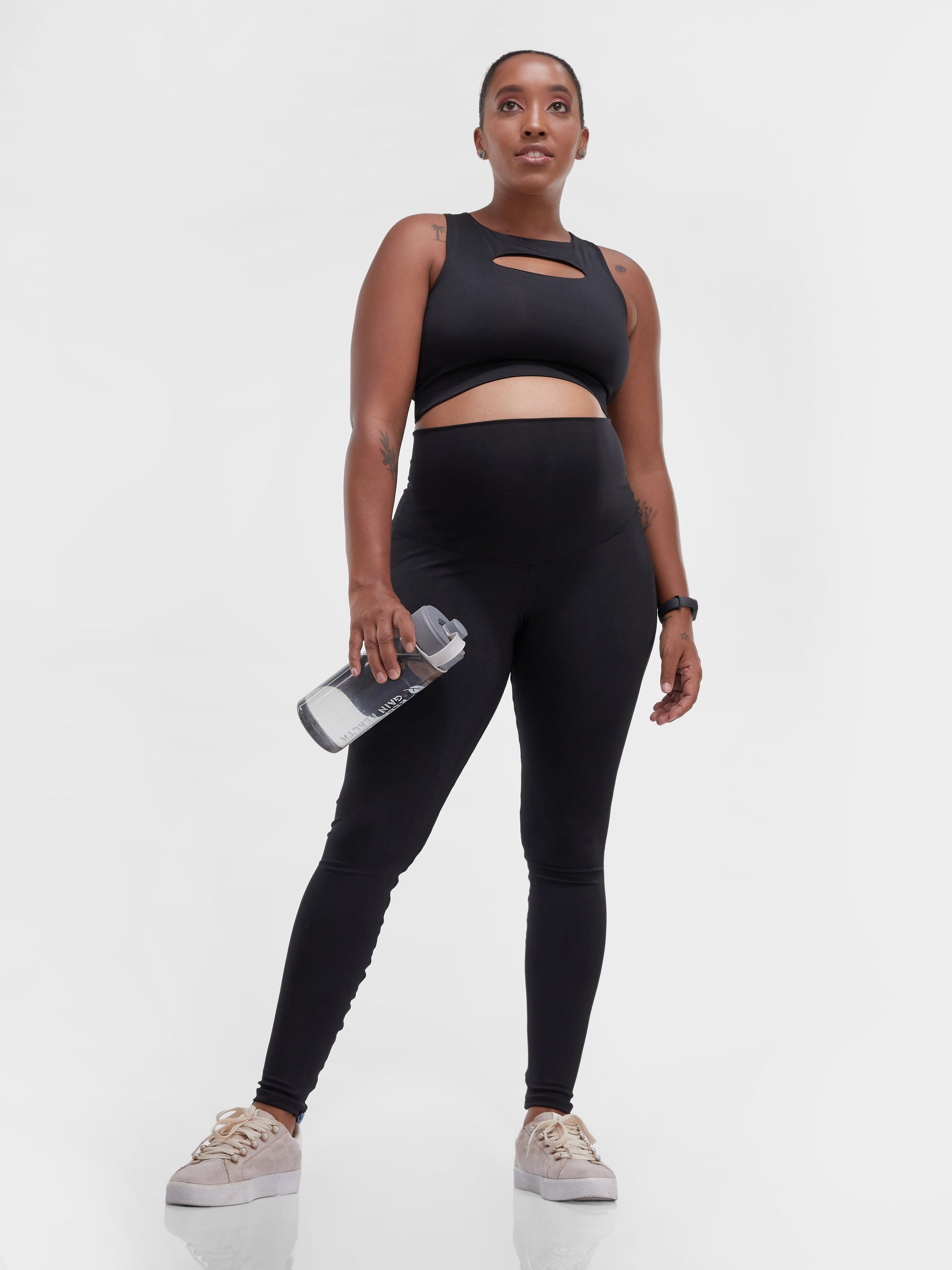 Zoya Maternity Fitness Pants - Black