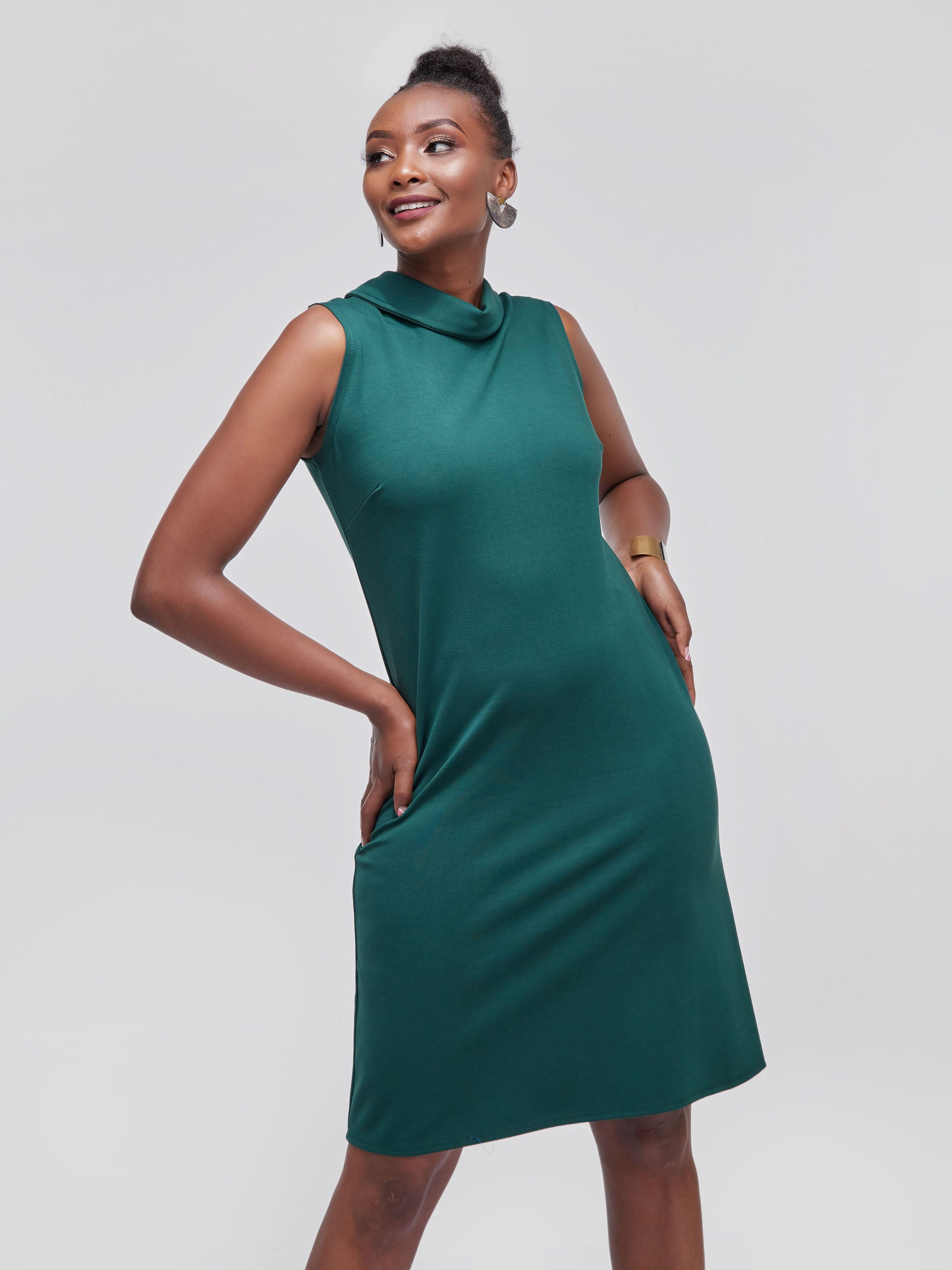 Vivo Chalbi A-line Dress - Green