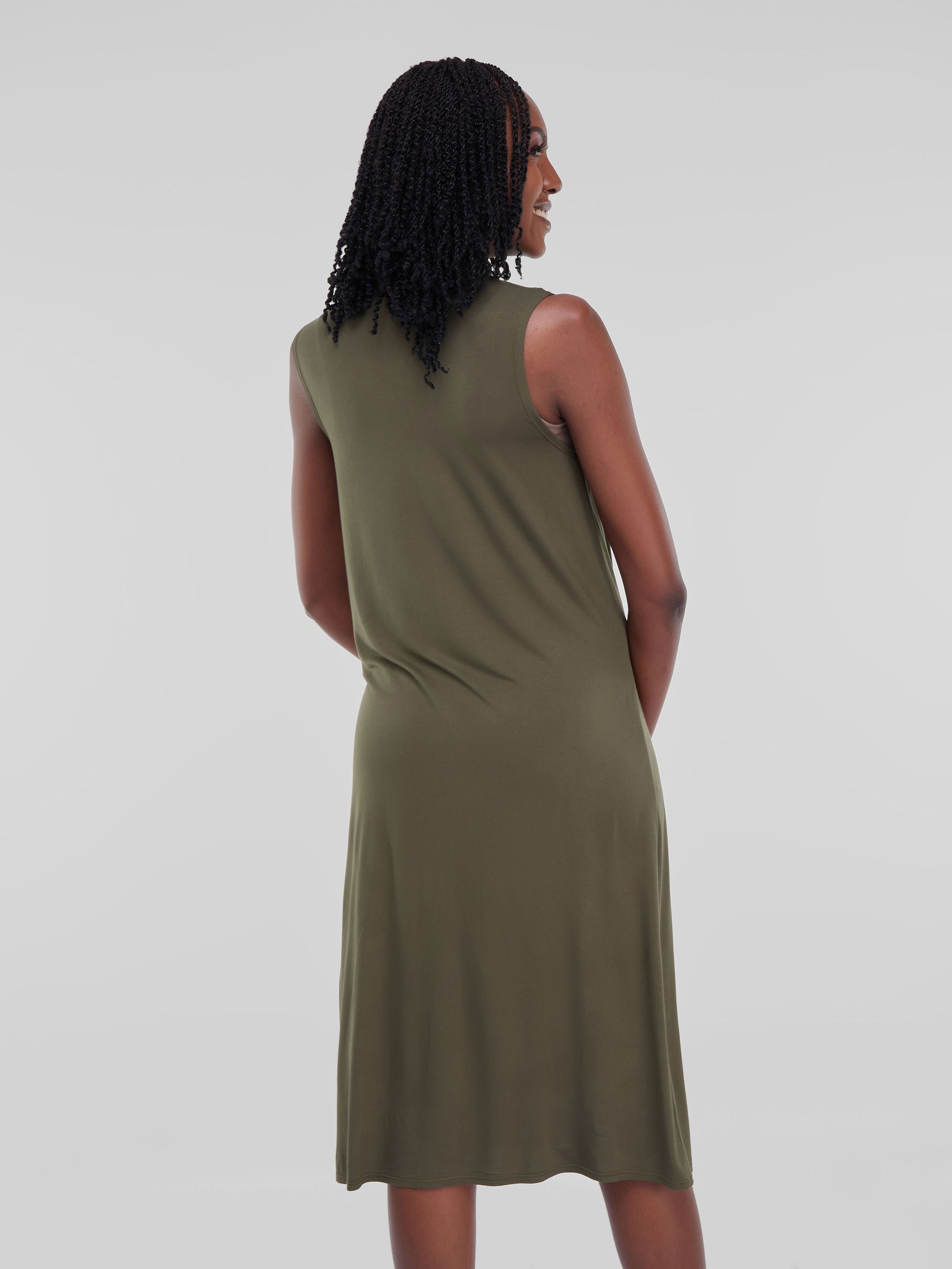 Vivo Basic Neo Sleeveless Long Lily Waterfall - Hunters Green