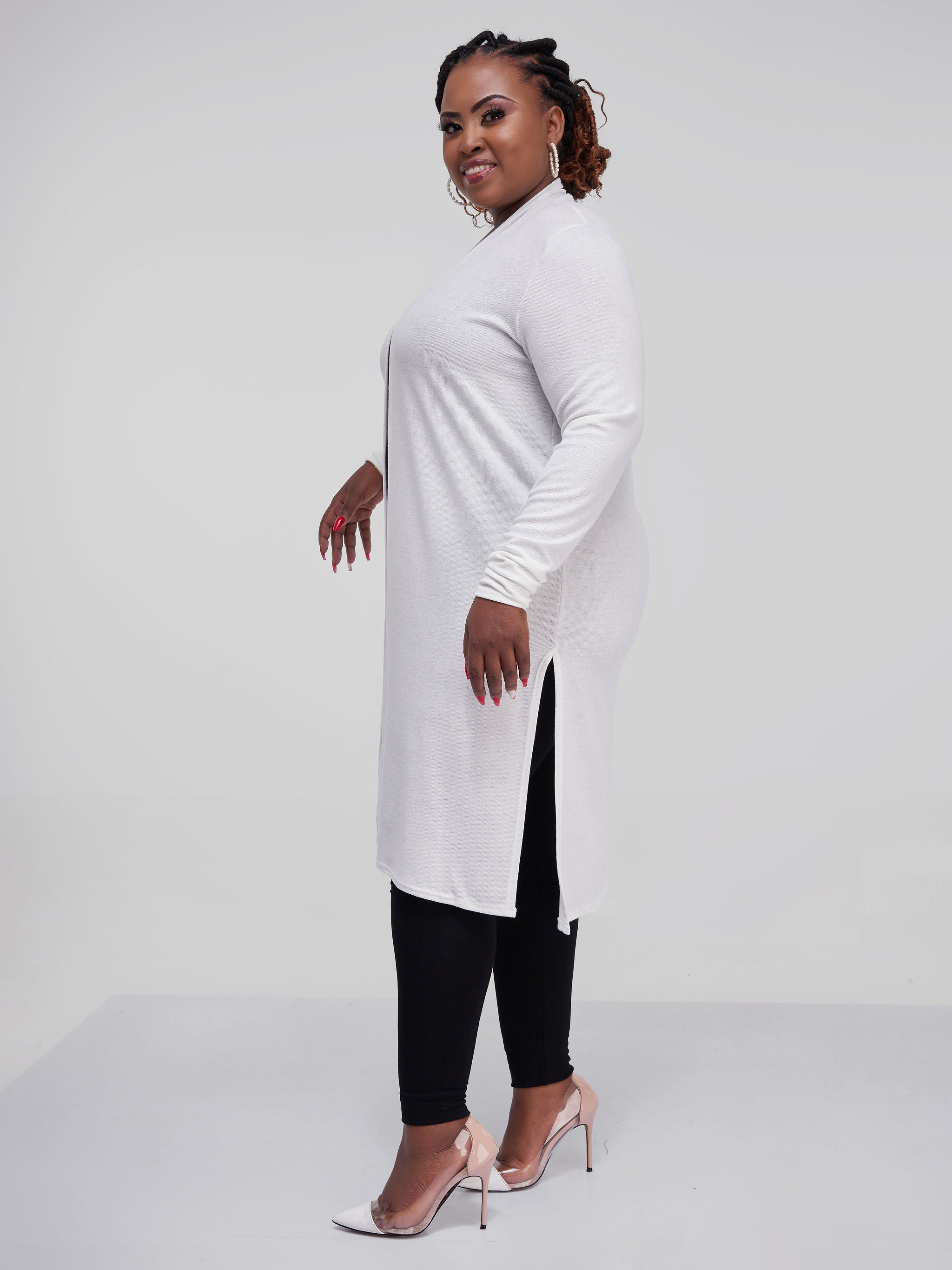 Vivo Basic Light Sweater Waterfall - White