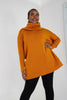 Vivo Cowl Sweater Top - Mustard