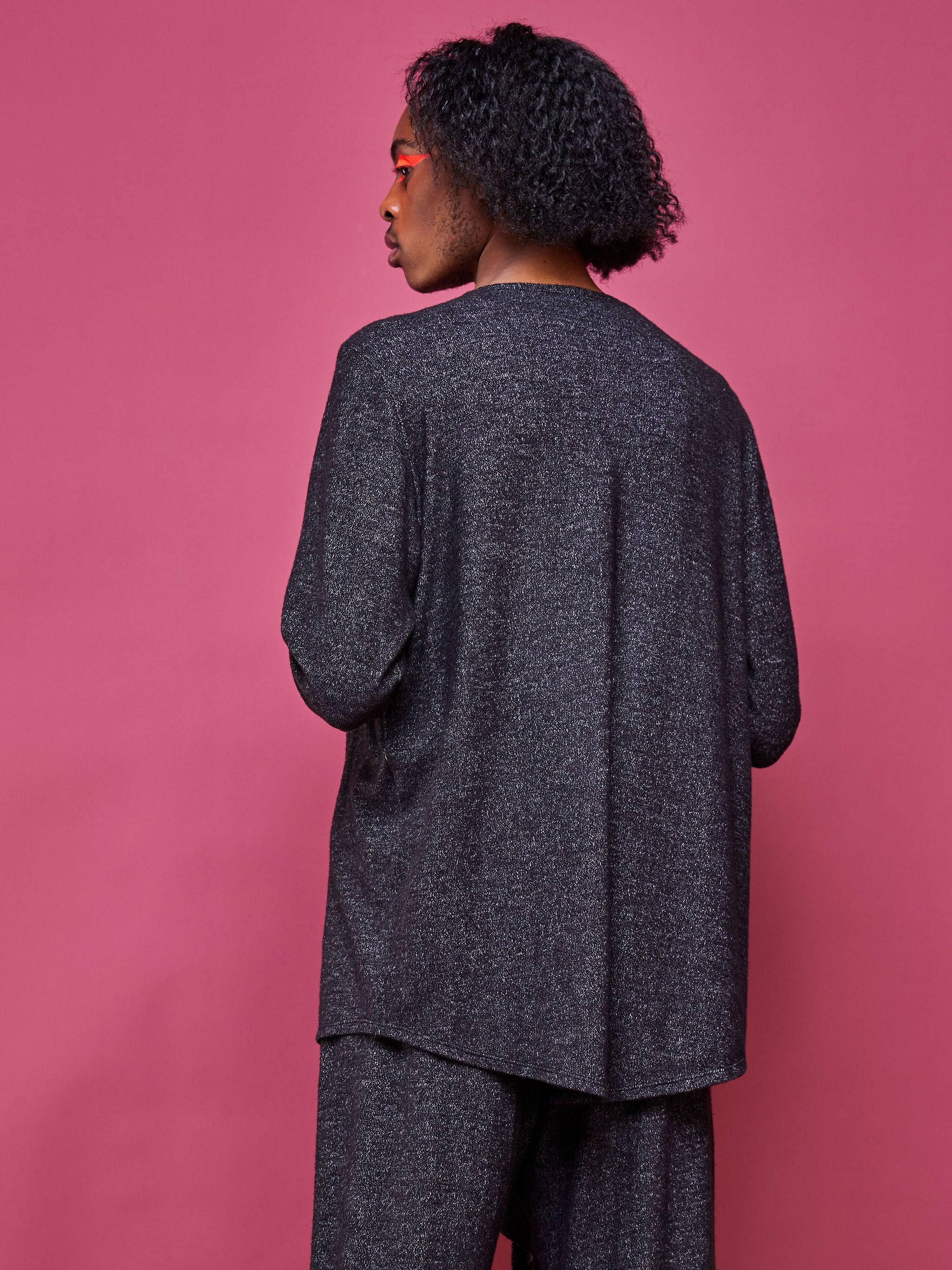 Zoya Brave Waterfall Sweater - Black