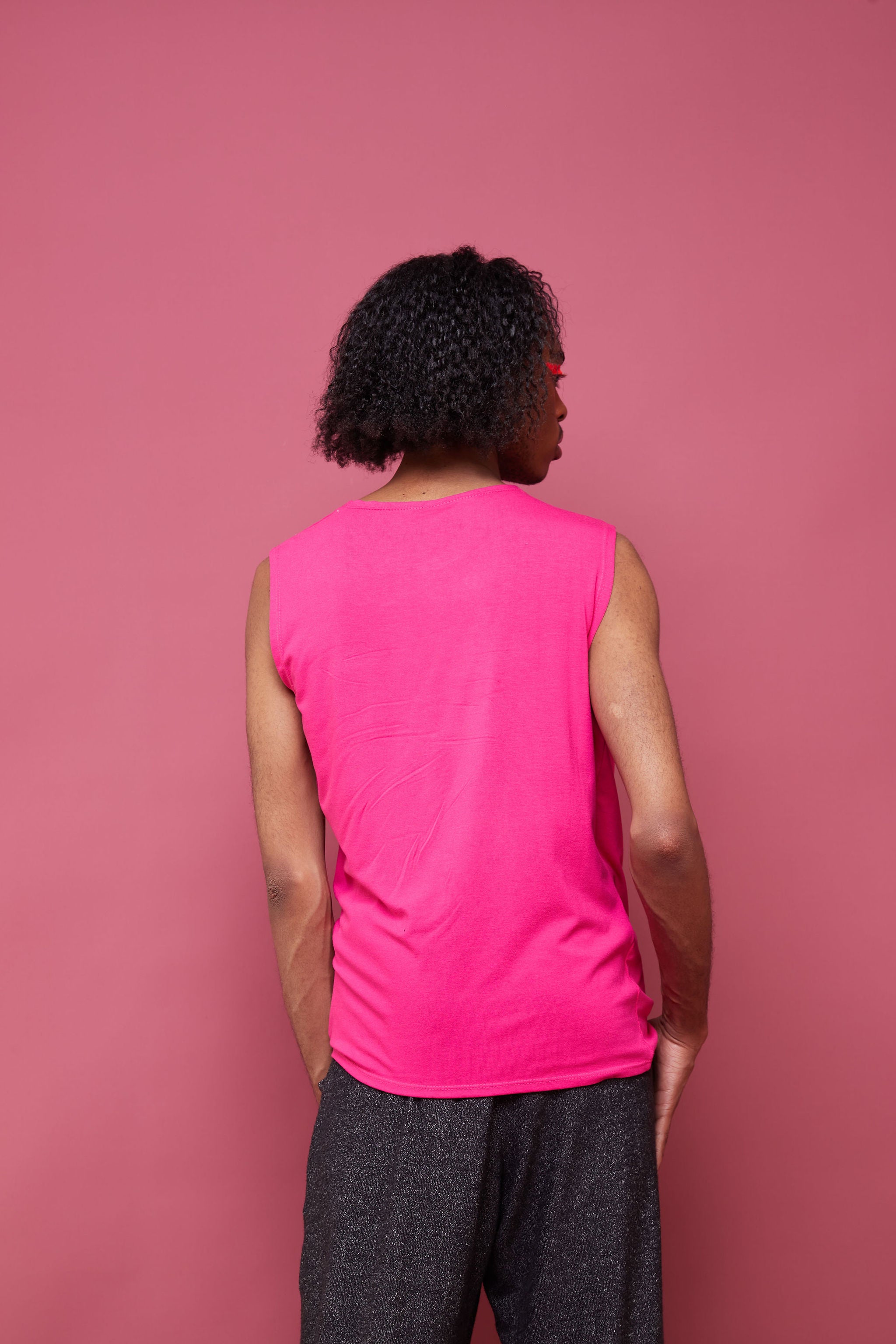 Zoya Brave Asymmetrical Side Drape Top - Pink