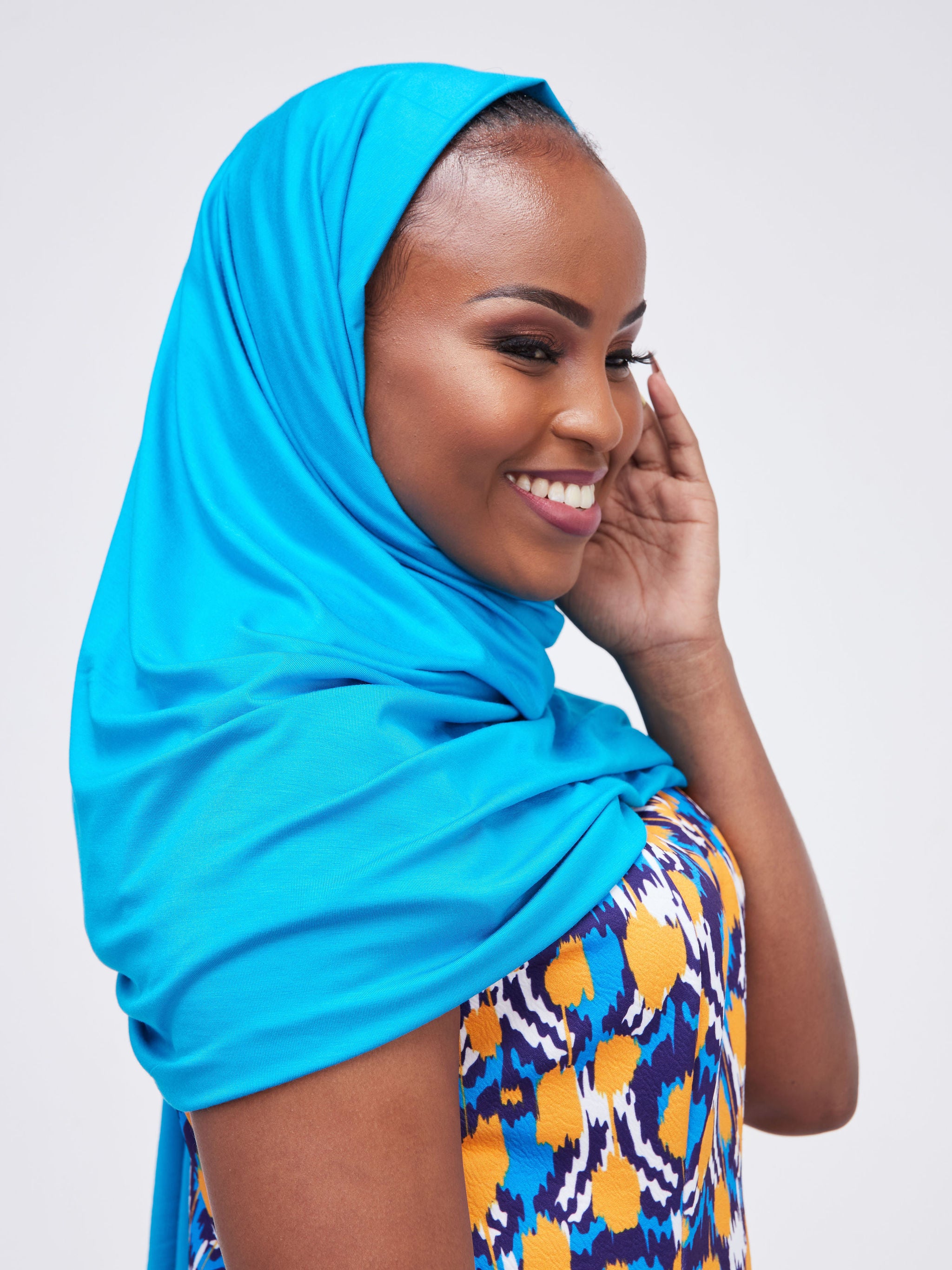 Vivo Basic Hijab Head Wrap - Blue