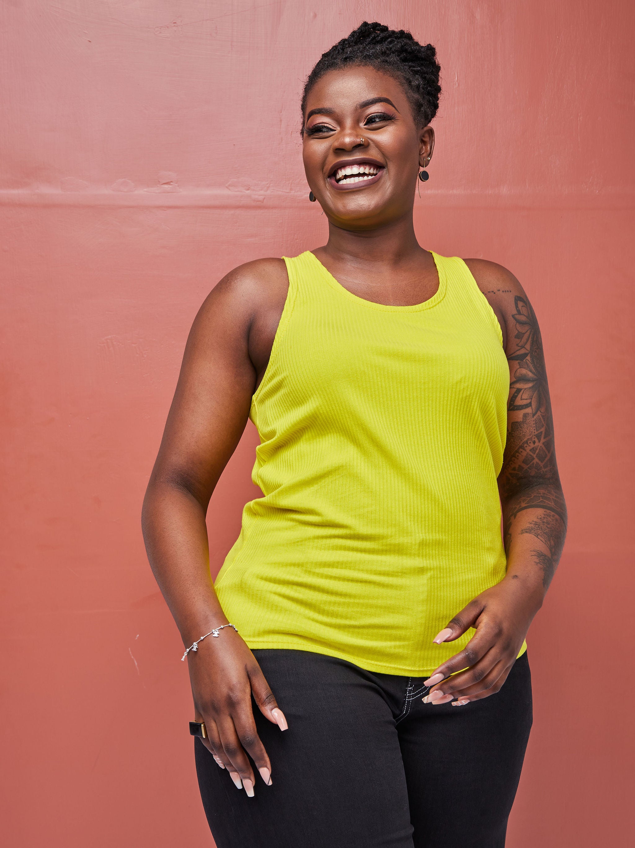 Zoya Brave Tank Top - Yellow