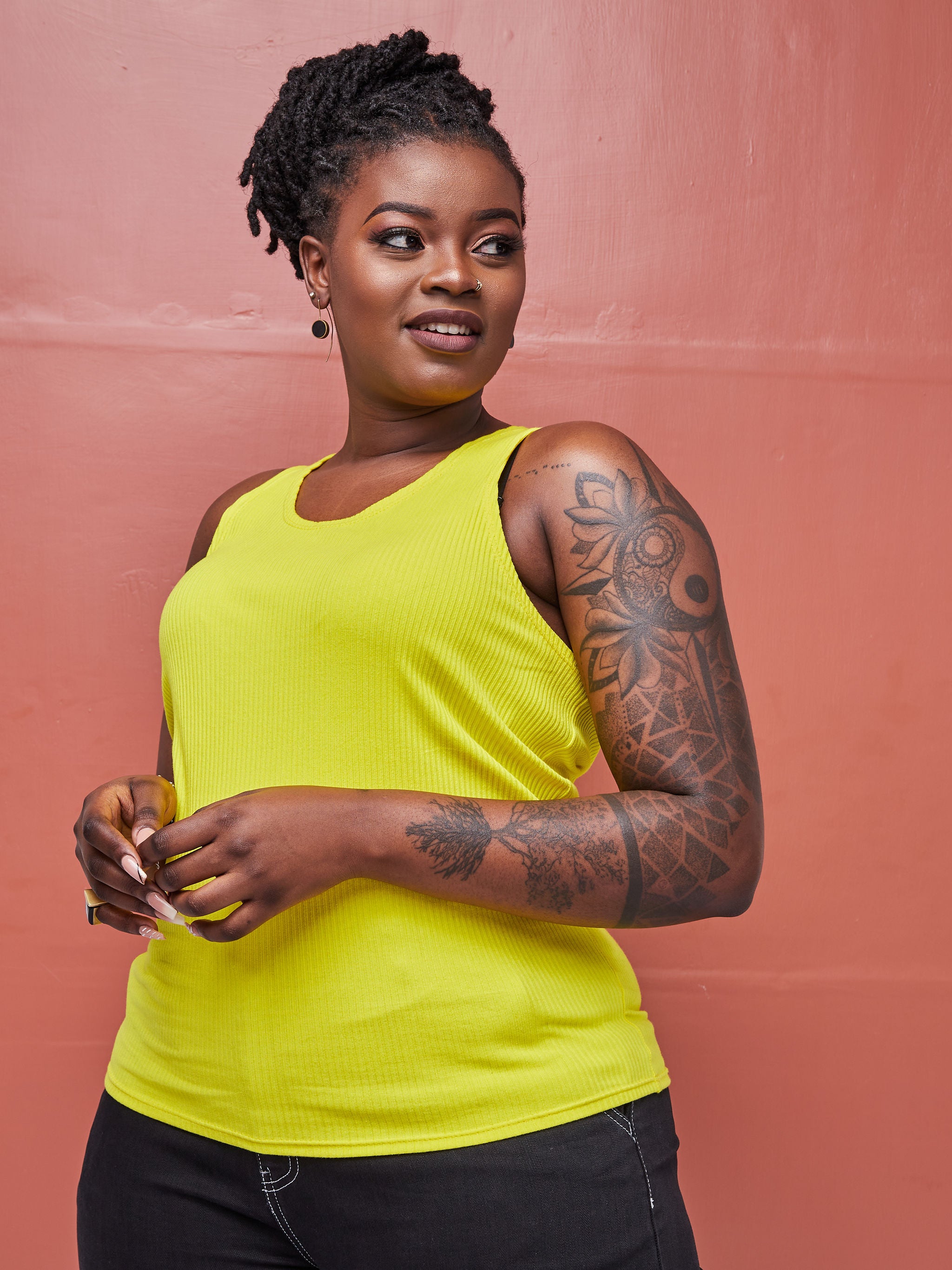 Zoya Brave Tank Top - Yellow