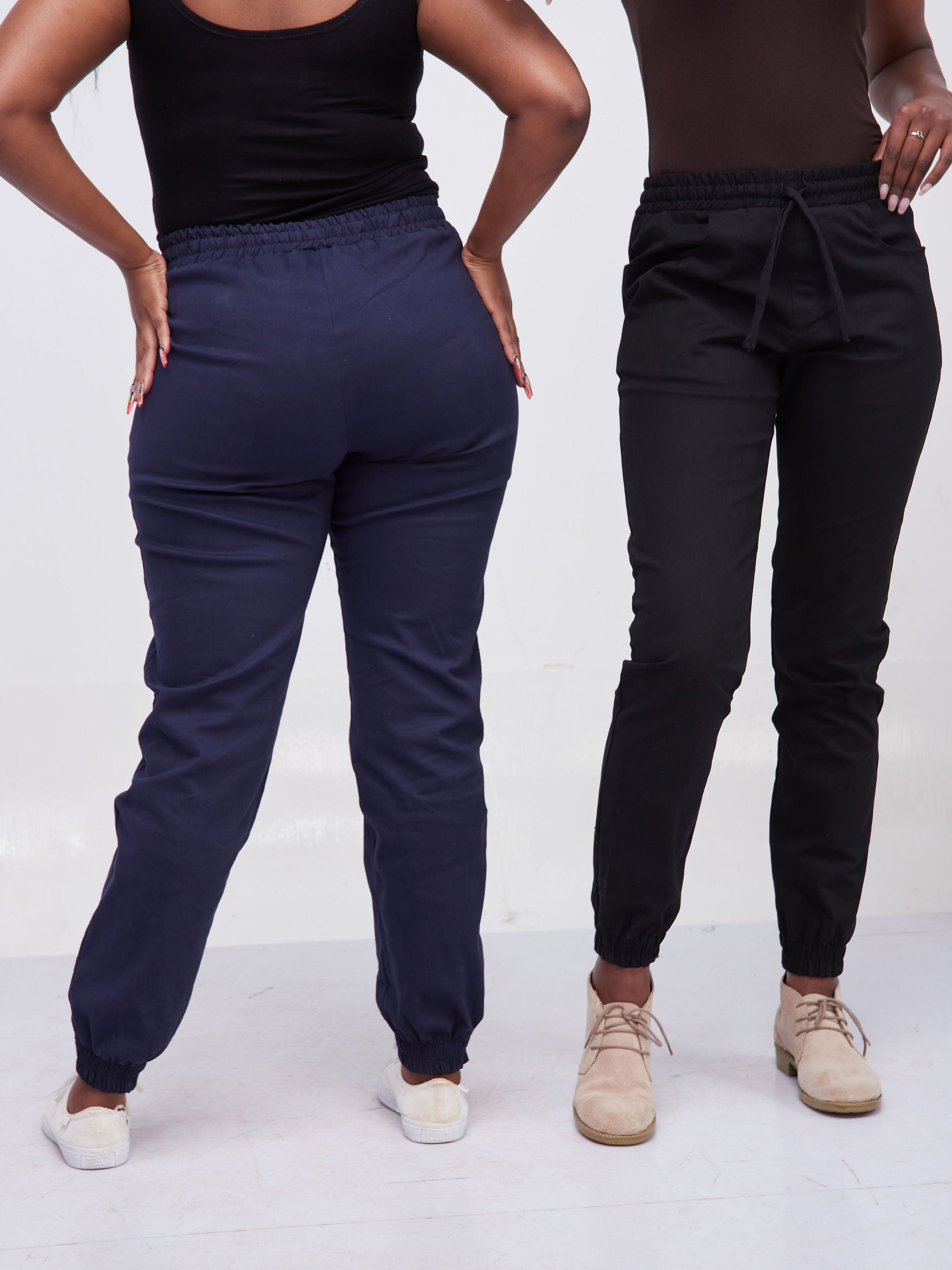 Safari Kaya Joggers - Navy Blue