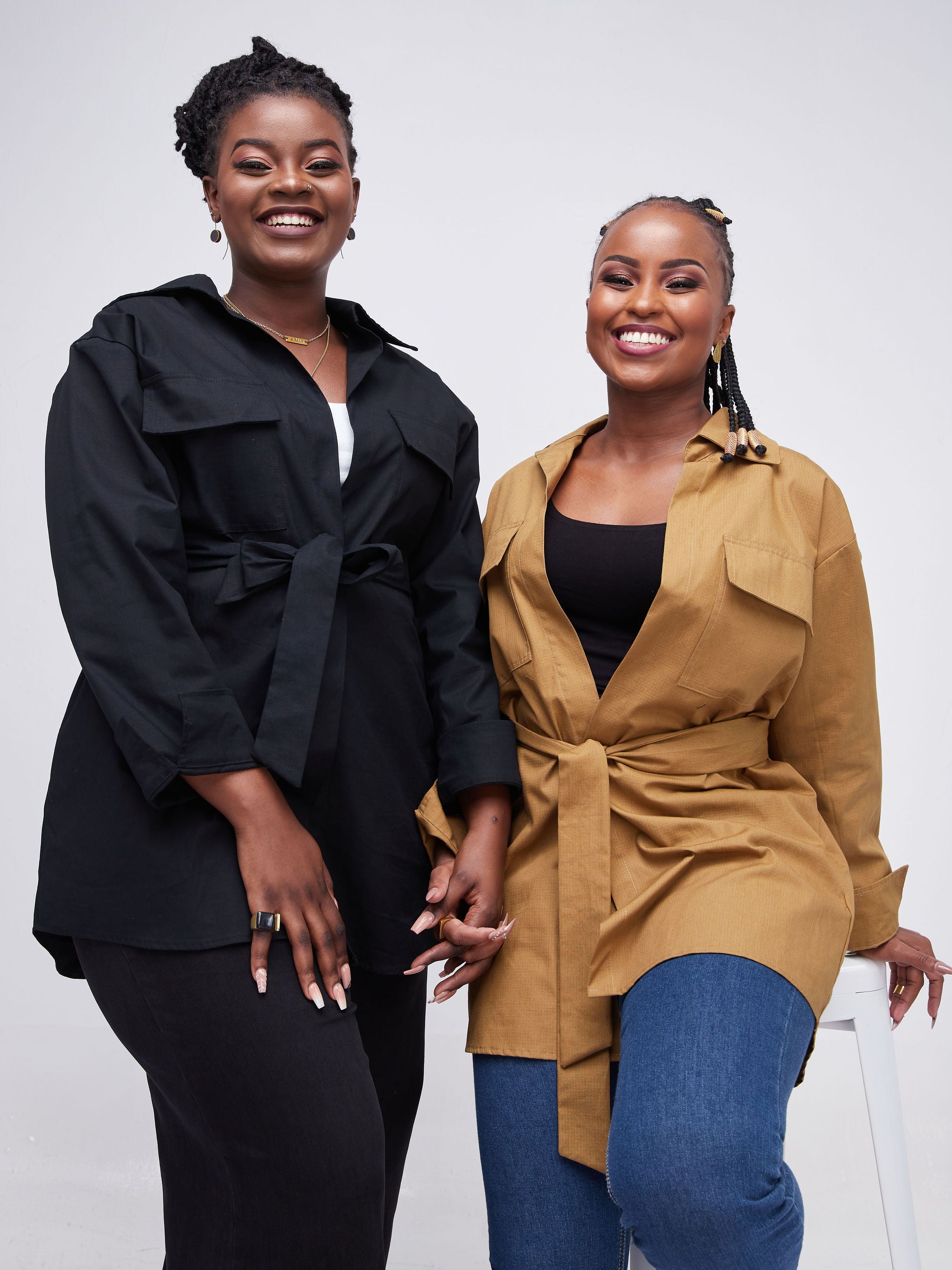 Safari Kaya Shacket - Gold