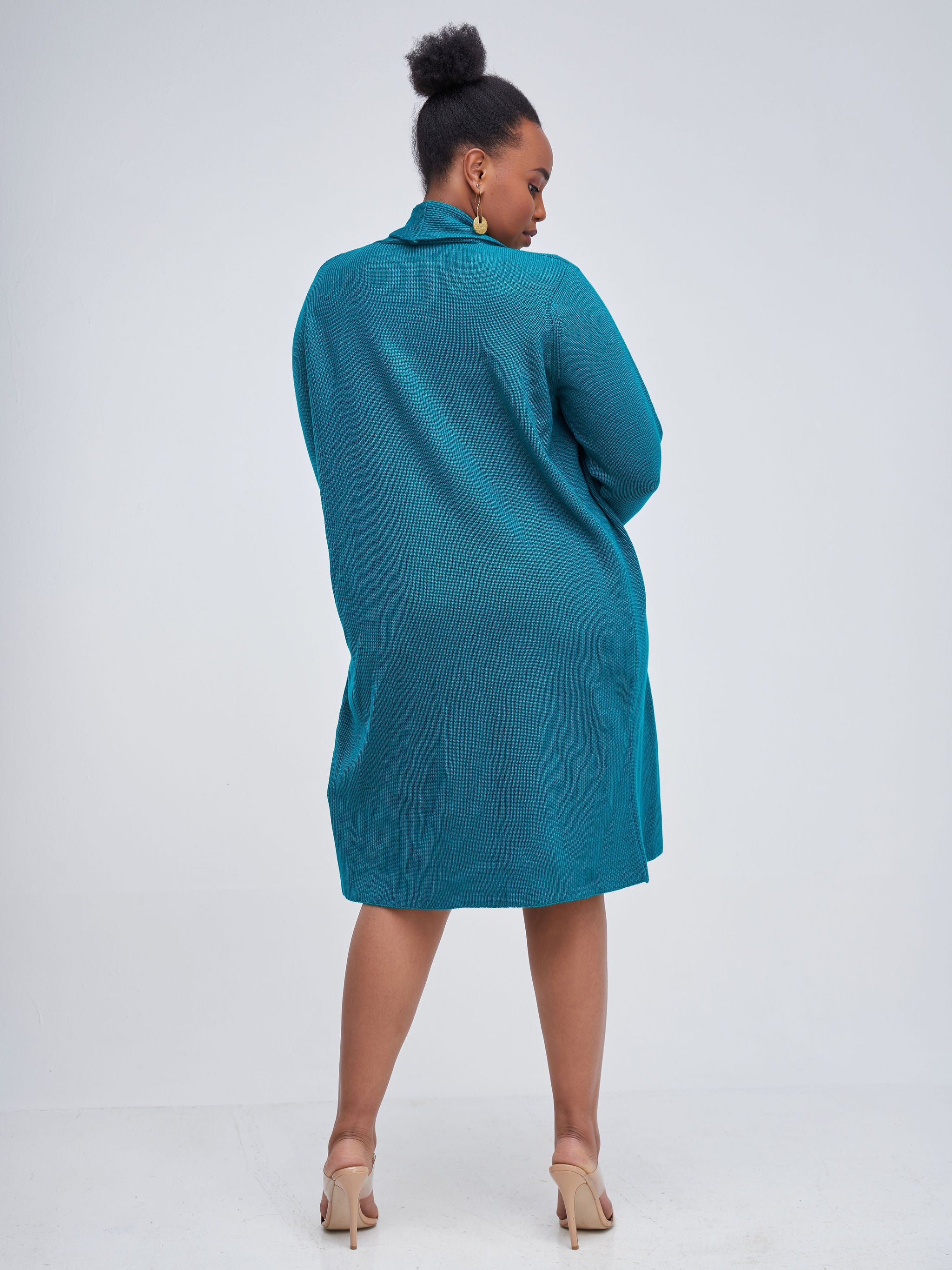 Vivo Long Sleeve Midi Waterfall - Teal