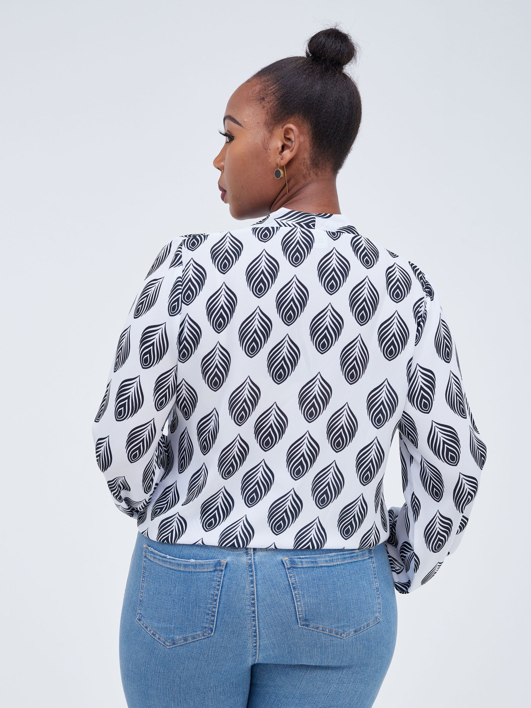 Safari Talek Lap - Over Top - White / Black Print