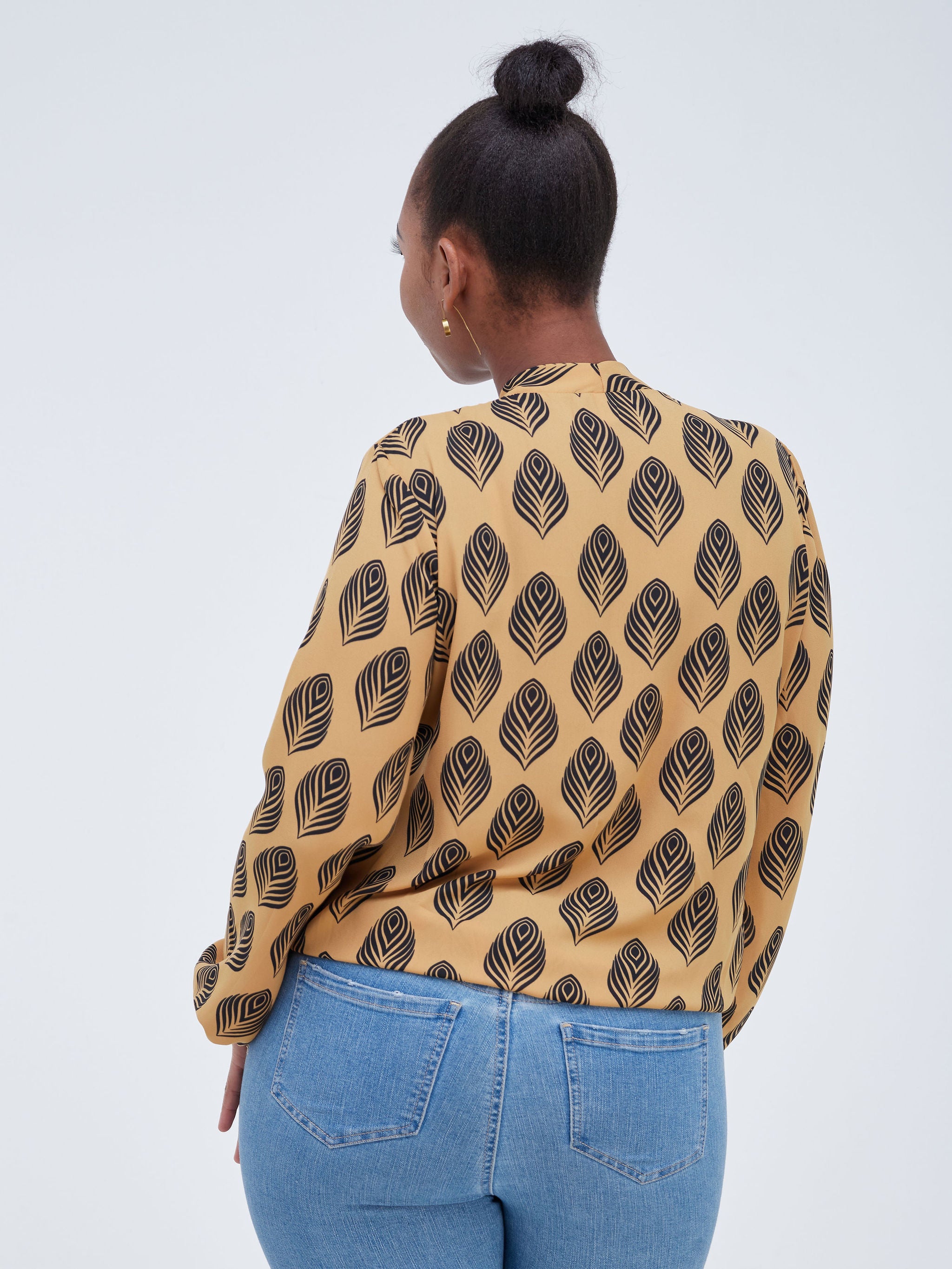 Safari Talek Lap - Over Top - Brown / Black Print