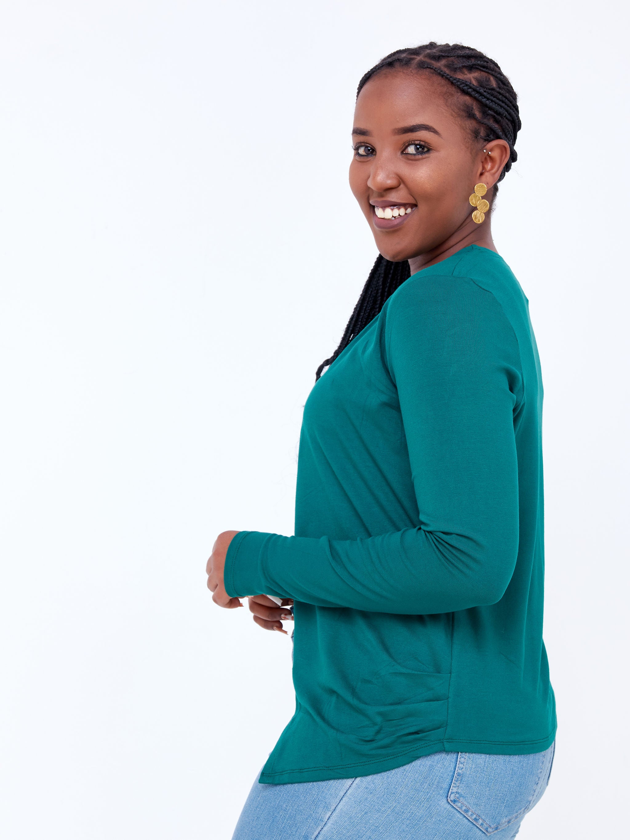 Vivo Basic Sienna Waterfall - Forest Green