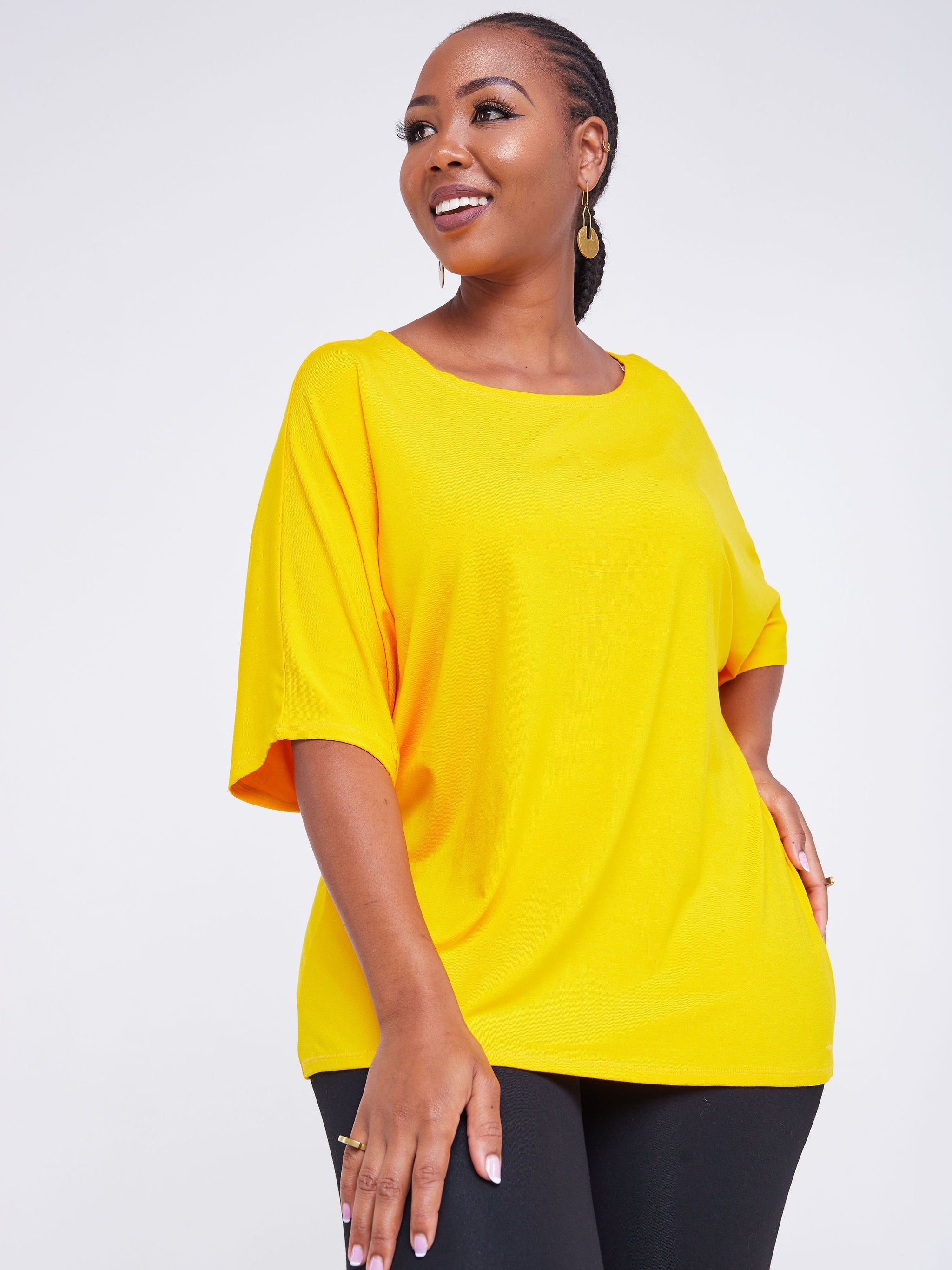 Vivo Arusha Dolman Top - Yellow