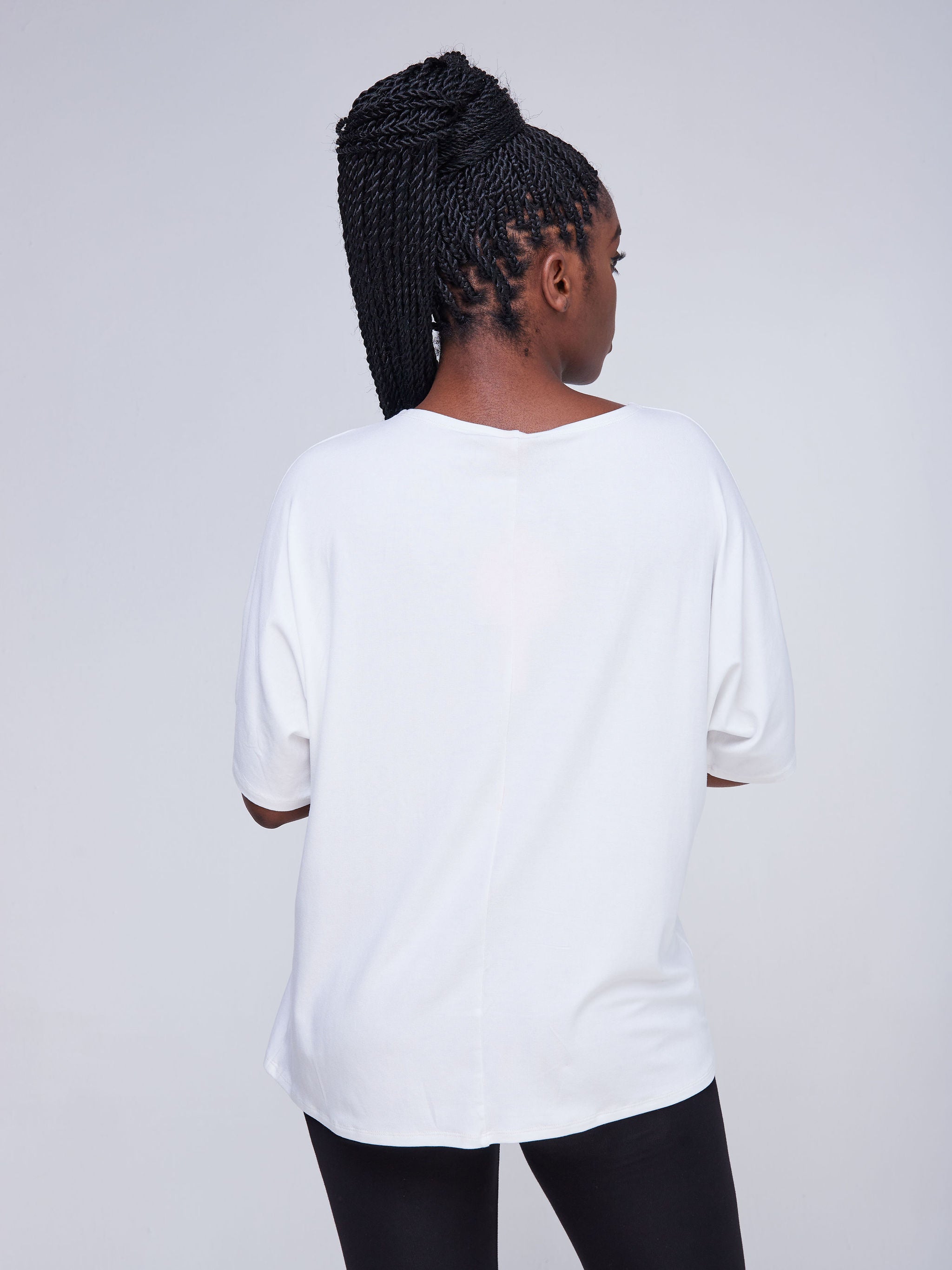 Vivo Arusha Dolman Top - White