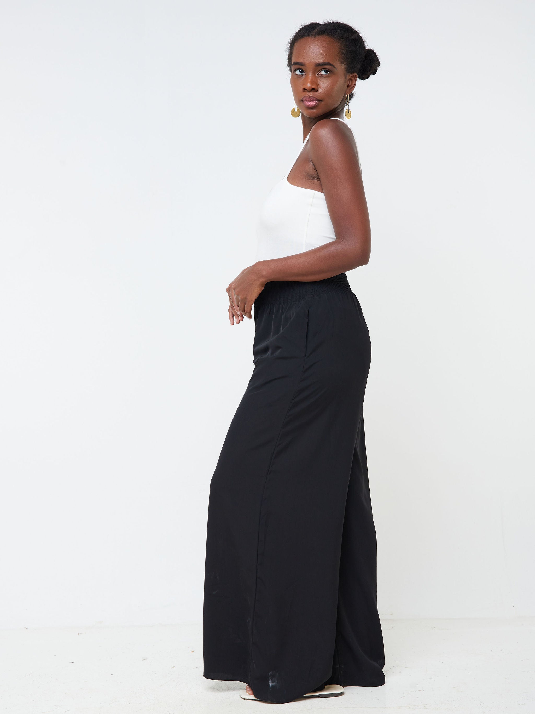 Vivo Alek Wide Leg Pants - Black