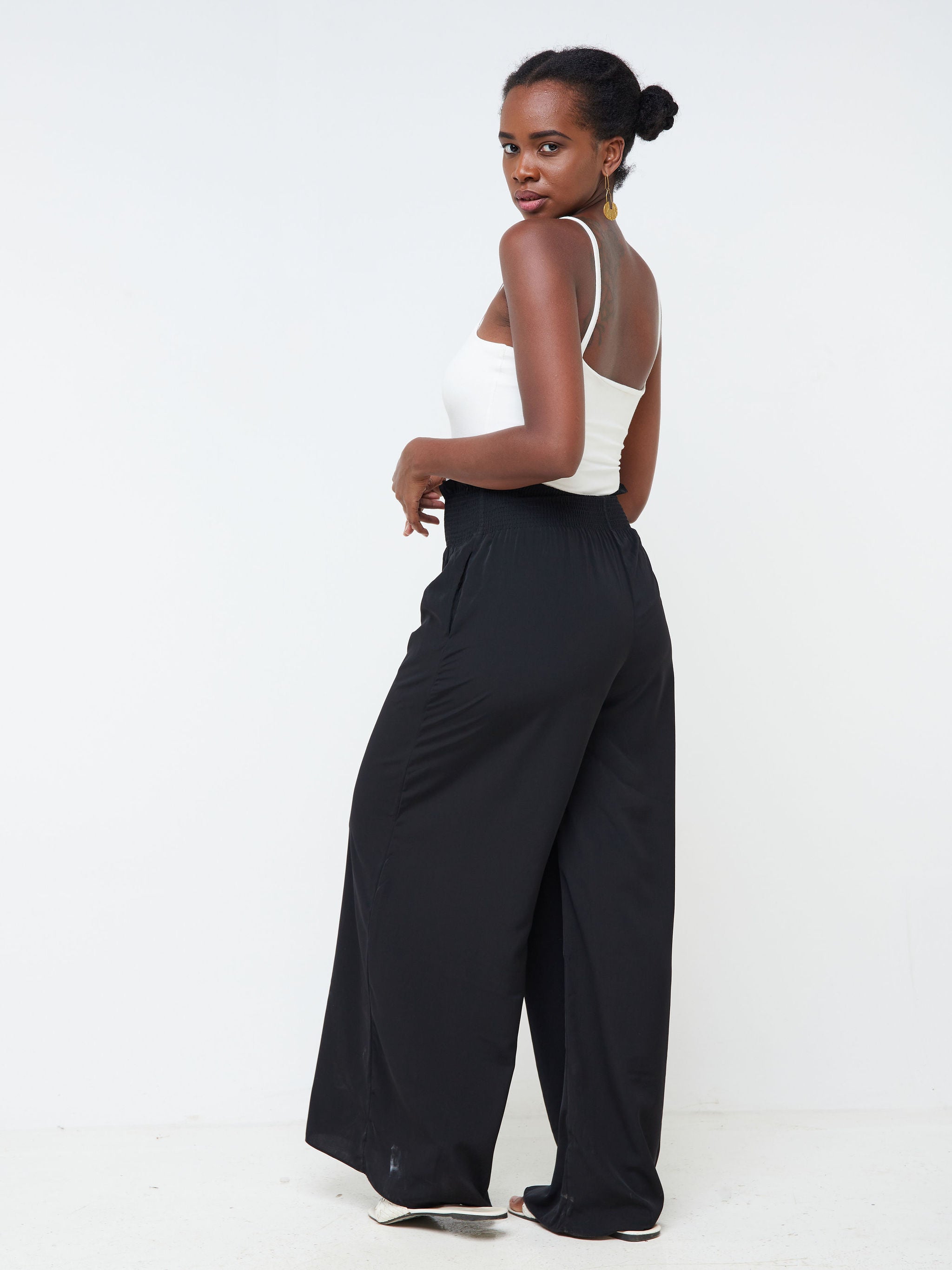 Vivo Alek Wide Leg Pants - Black