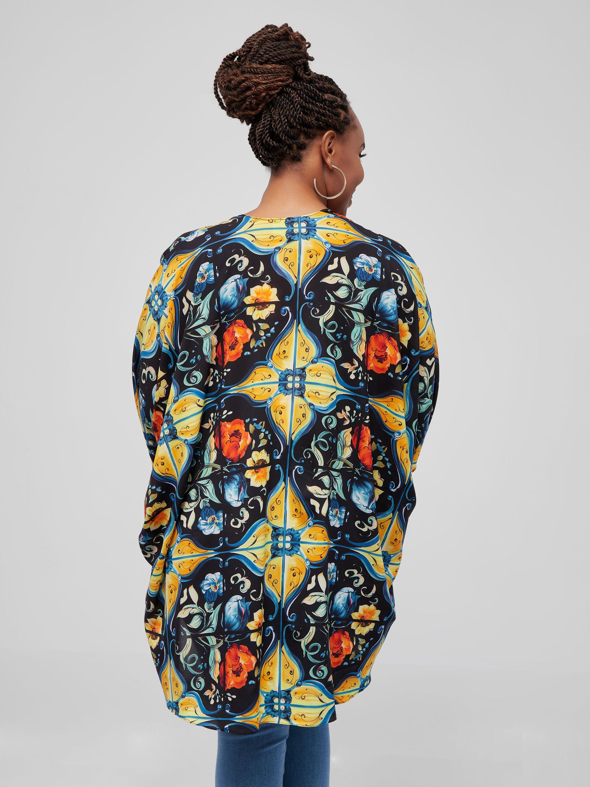 Safari Maisha Butterfly Waterfall - Multi Color Floral Print