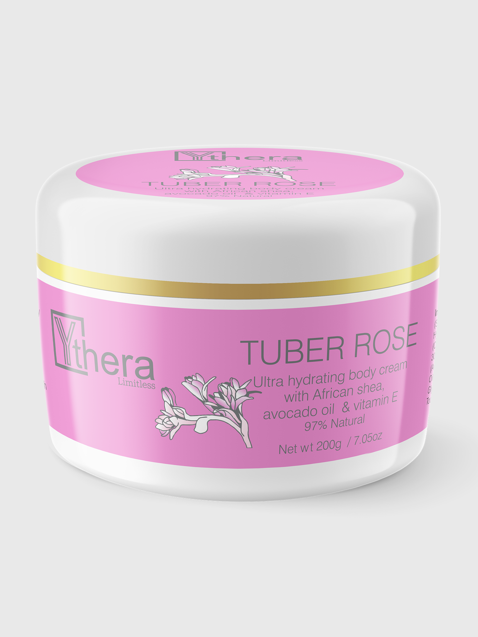 Ythera Sophisticated Tuber Rose Body Cream