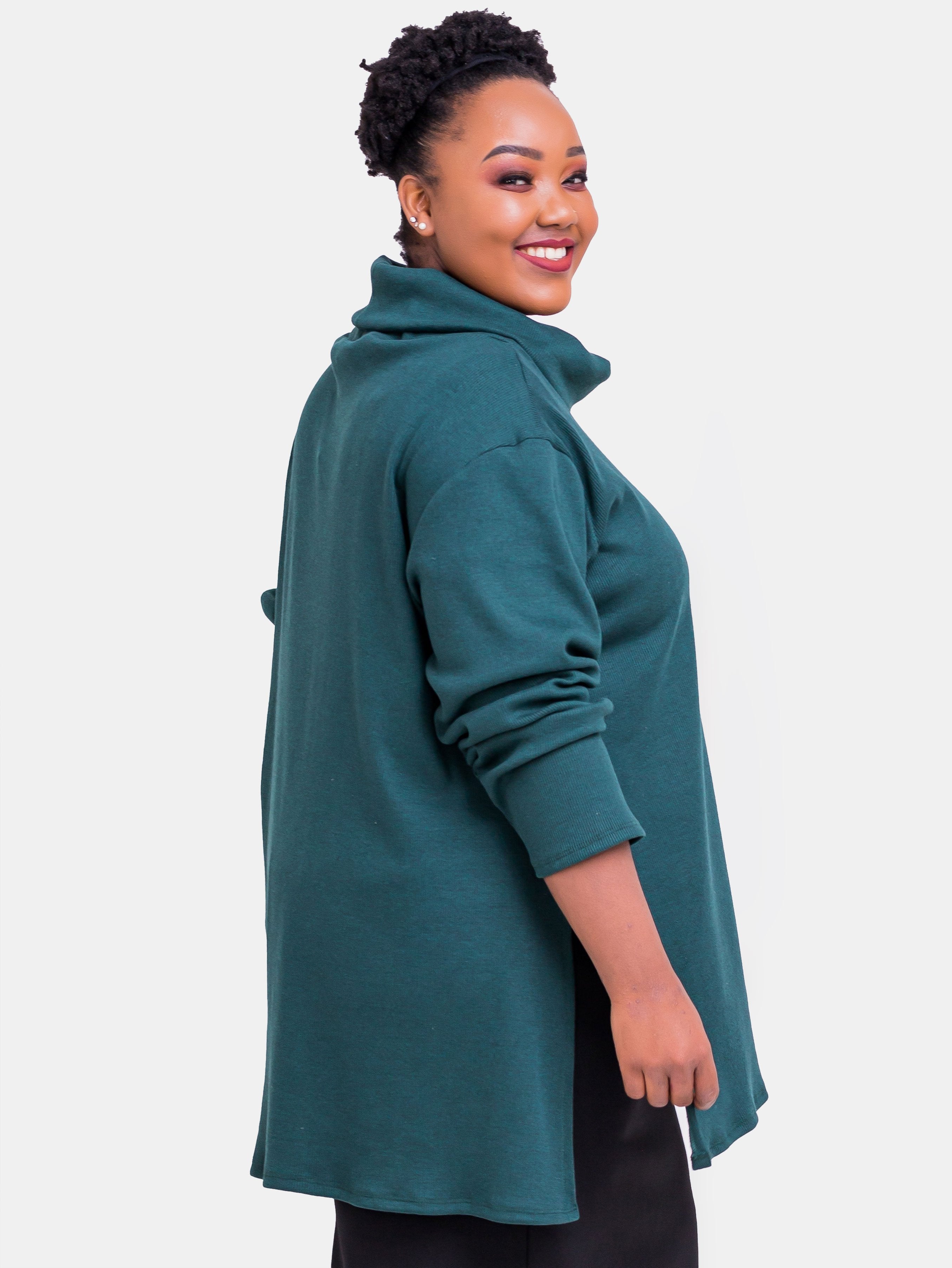 Vivo Rib Top - Dark Green