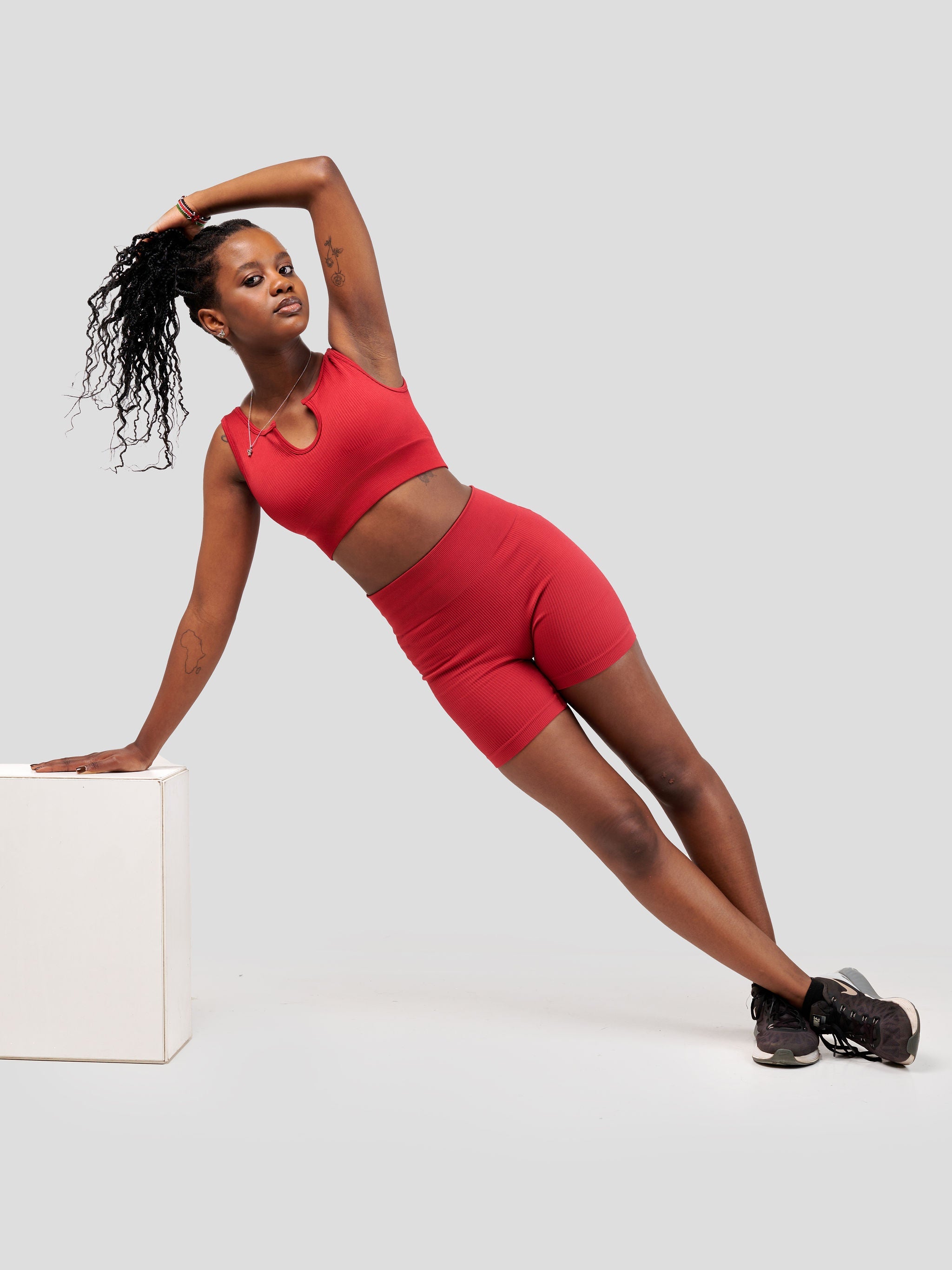 Ava Fitness Progress High Waisted Leggings - Black