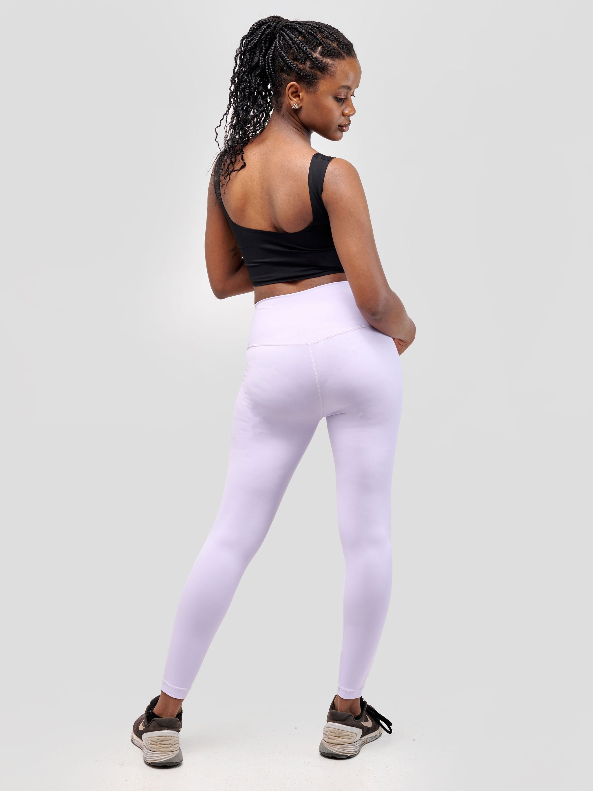 Ava Fitness Bella Workout Leggings - Light Purple