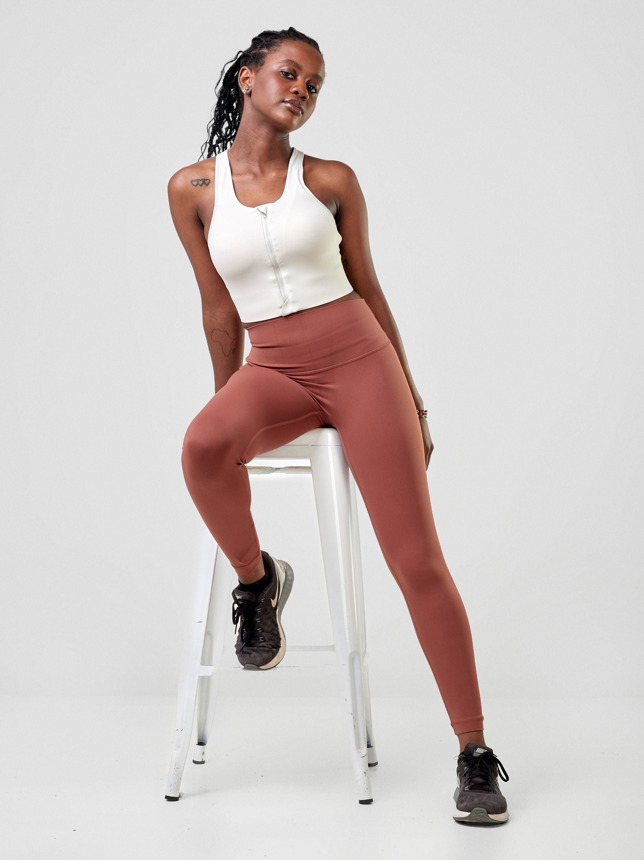 Ava Fitness Bella Workout Leggings - Bronzing