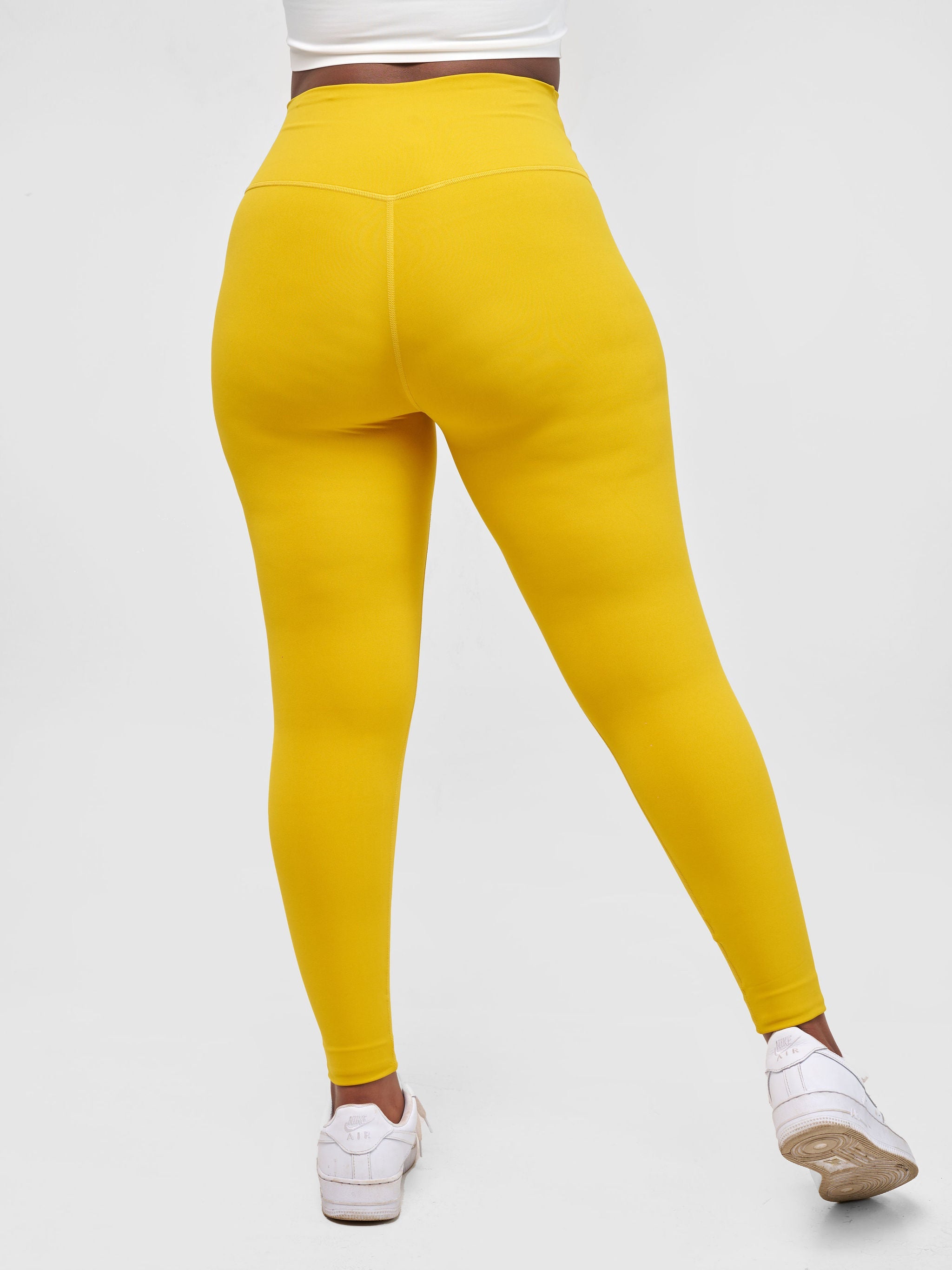 Ava Fitness Bella Workout Leggings - Dark Yellow