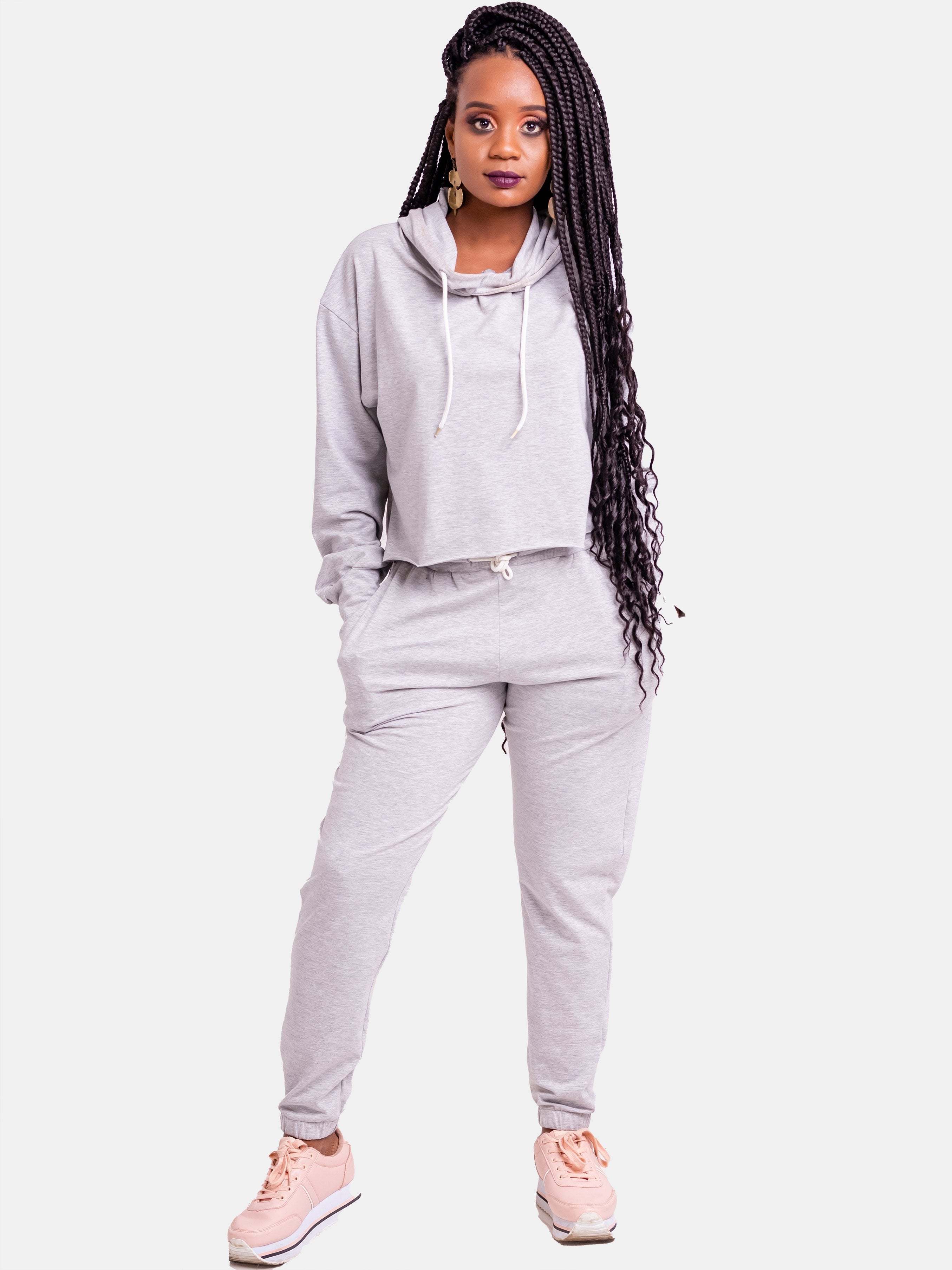 Vivo Tulia Joggers (Regular) - Grey - Shop Zetu