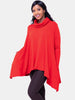 Vivo Imelda Cowl Sweater - Red - Shop Zetu