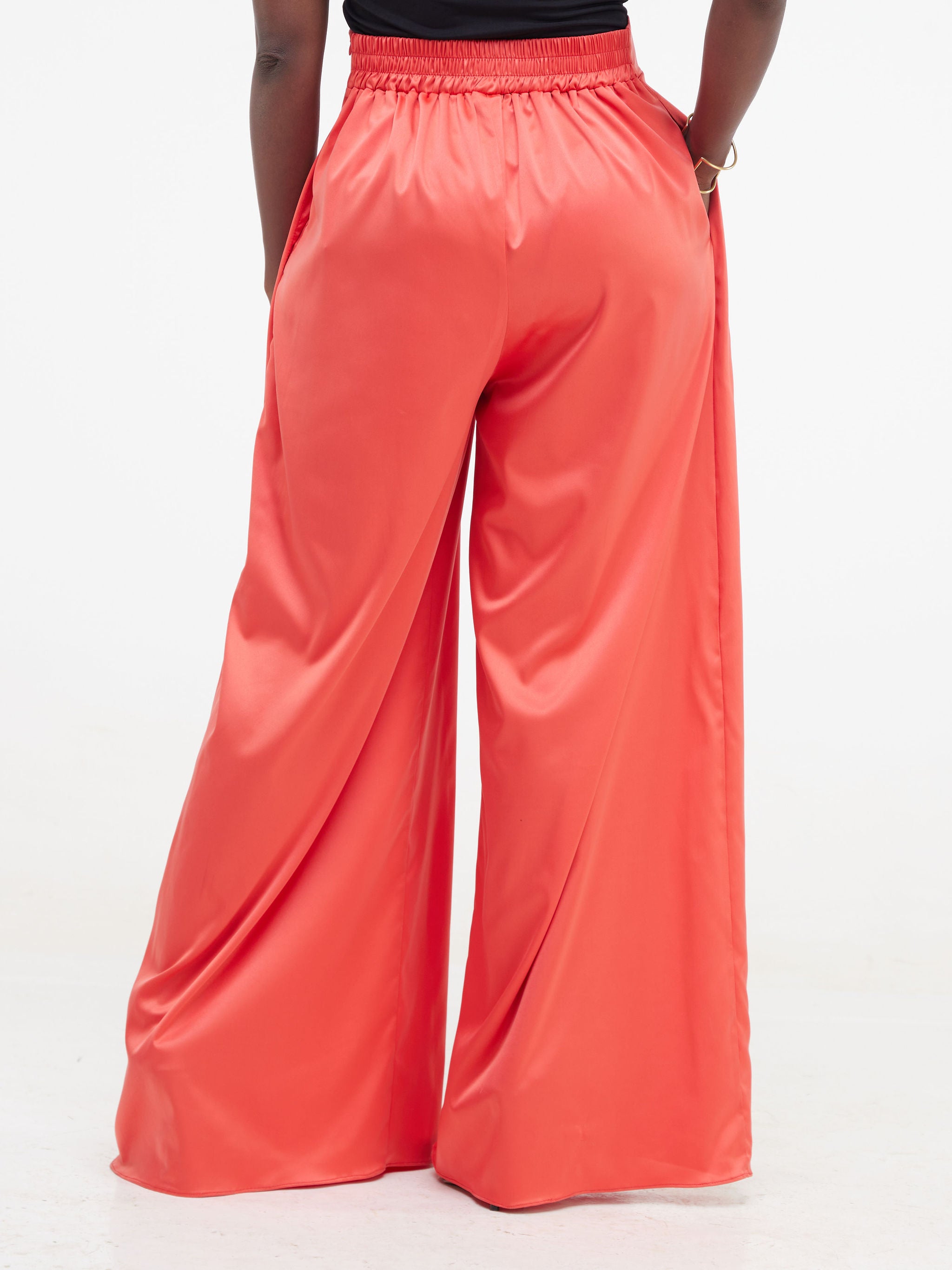 Vivo Fara Wide Leg Pants - Orange