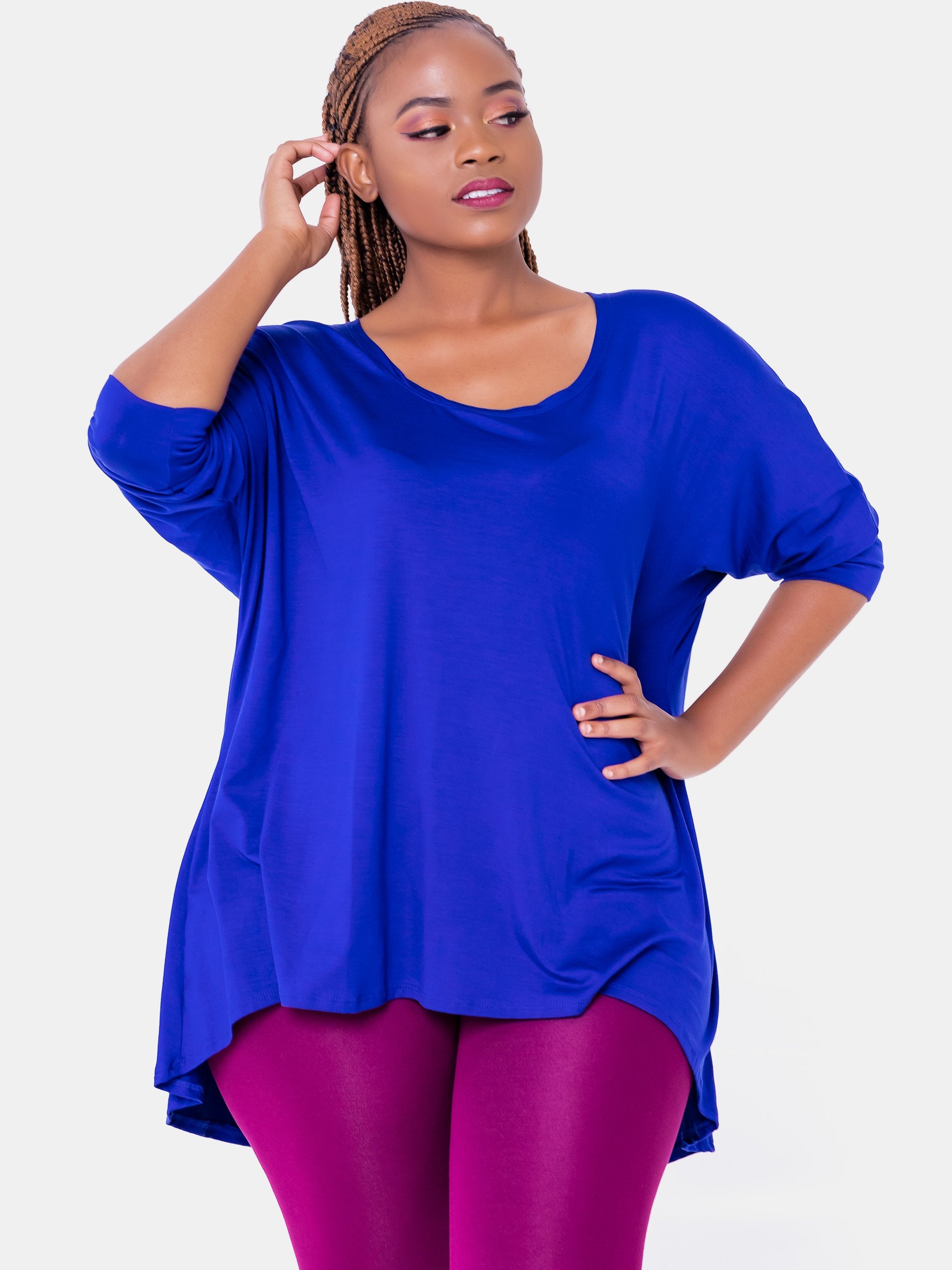 Vivo EW Top - Royal Blue - Shop Zetu