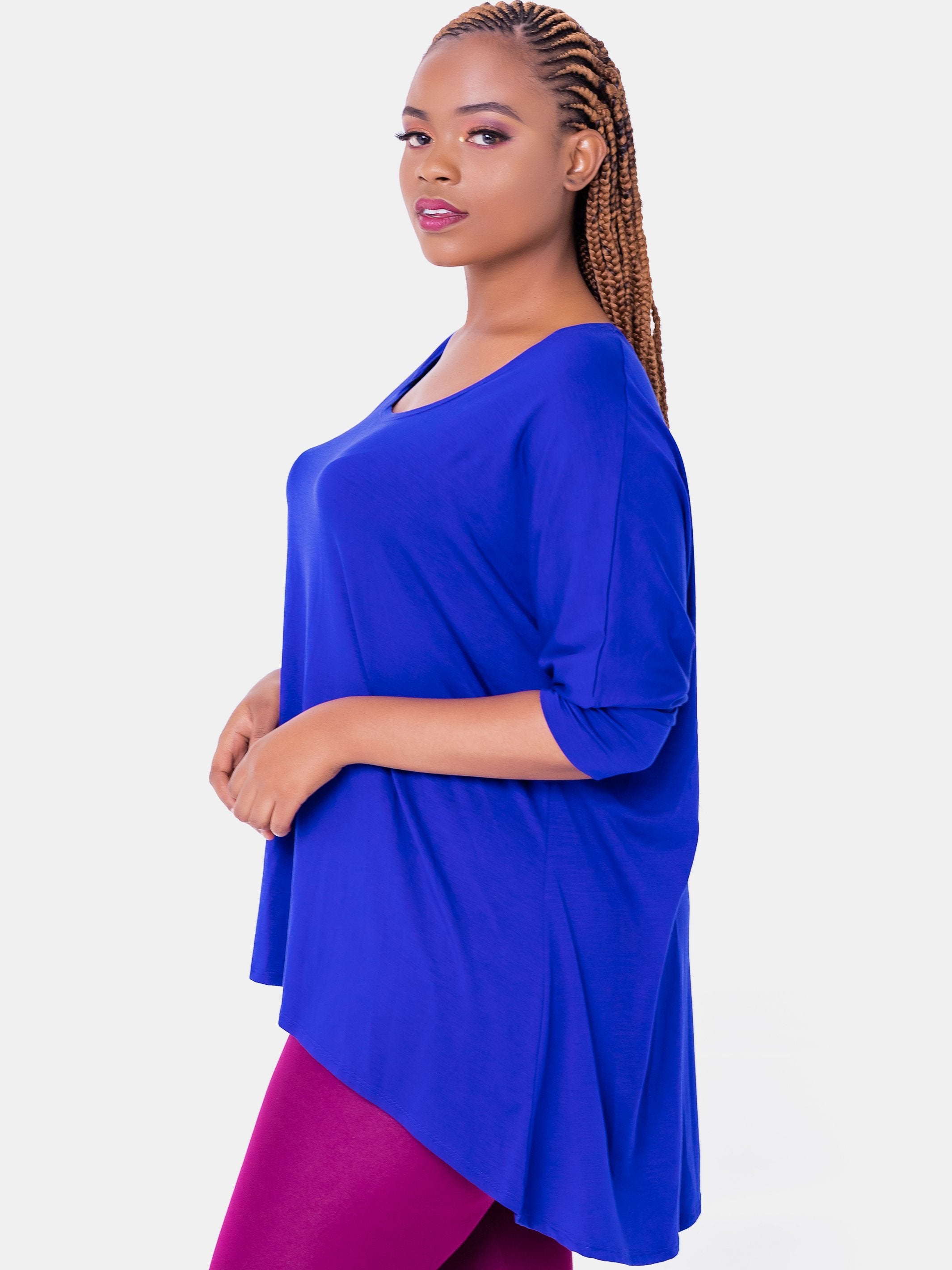 Vivo EW Top - Royal Blue - Shop Zetu