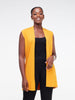 Vivo Basic Sleeveless Midi Jersey Waterfall - Mustard