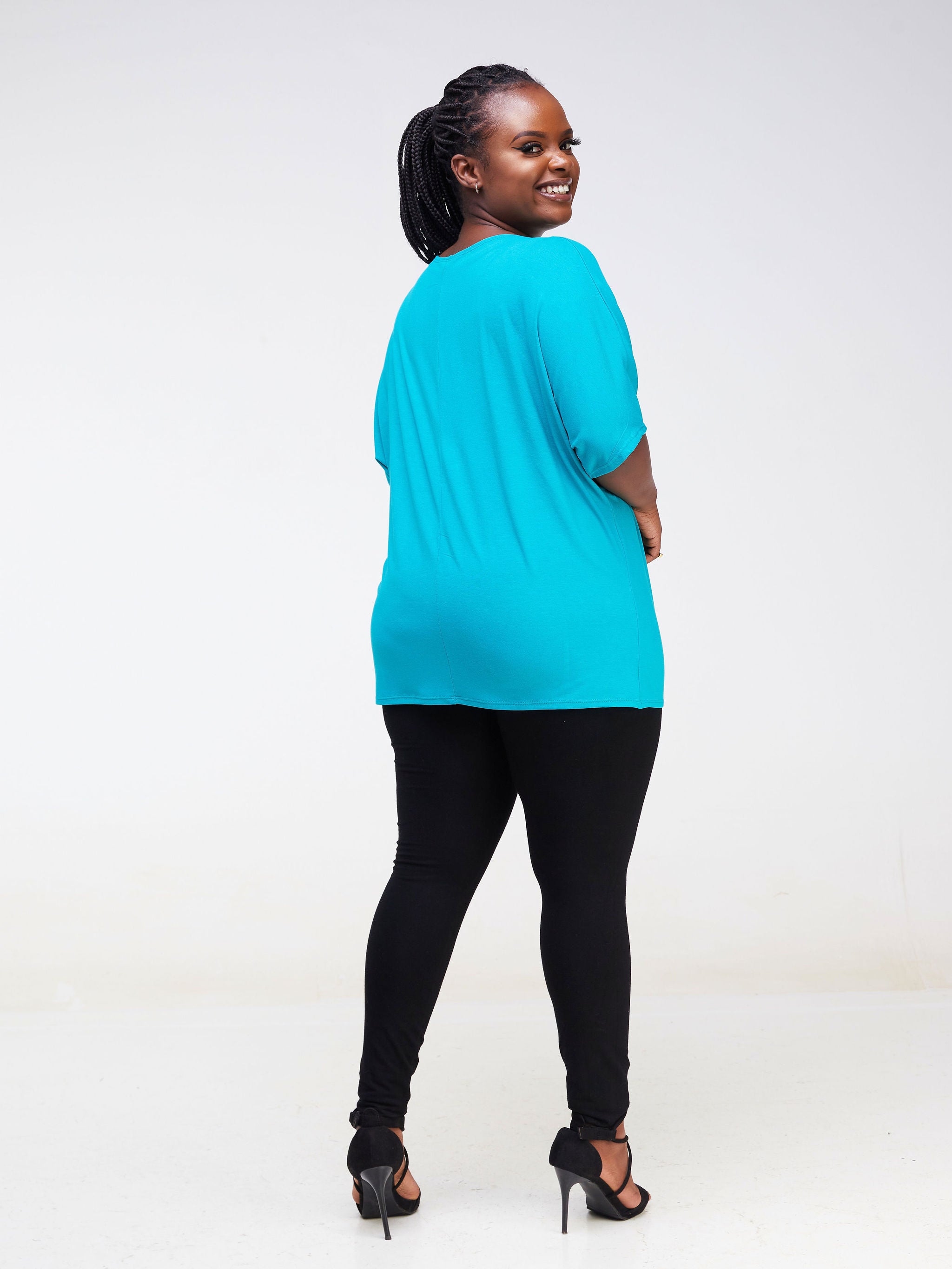 Vivo Basic Sienna Jersey Top - Sea Green