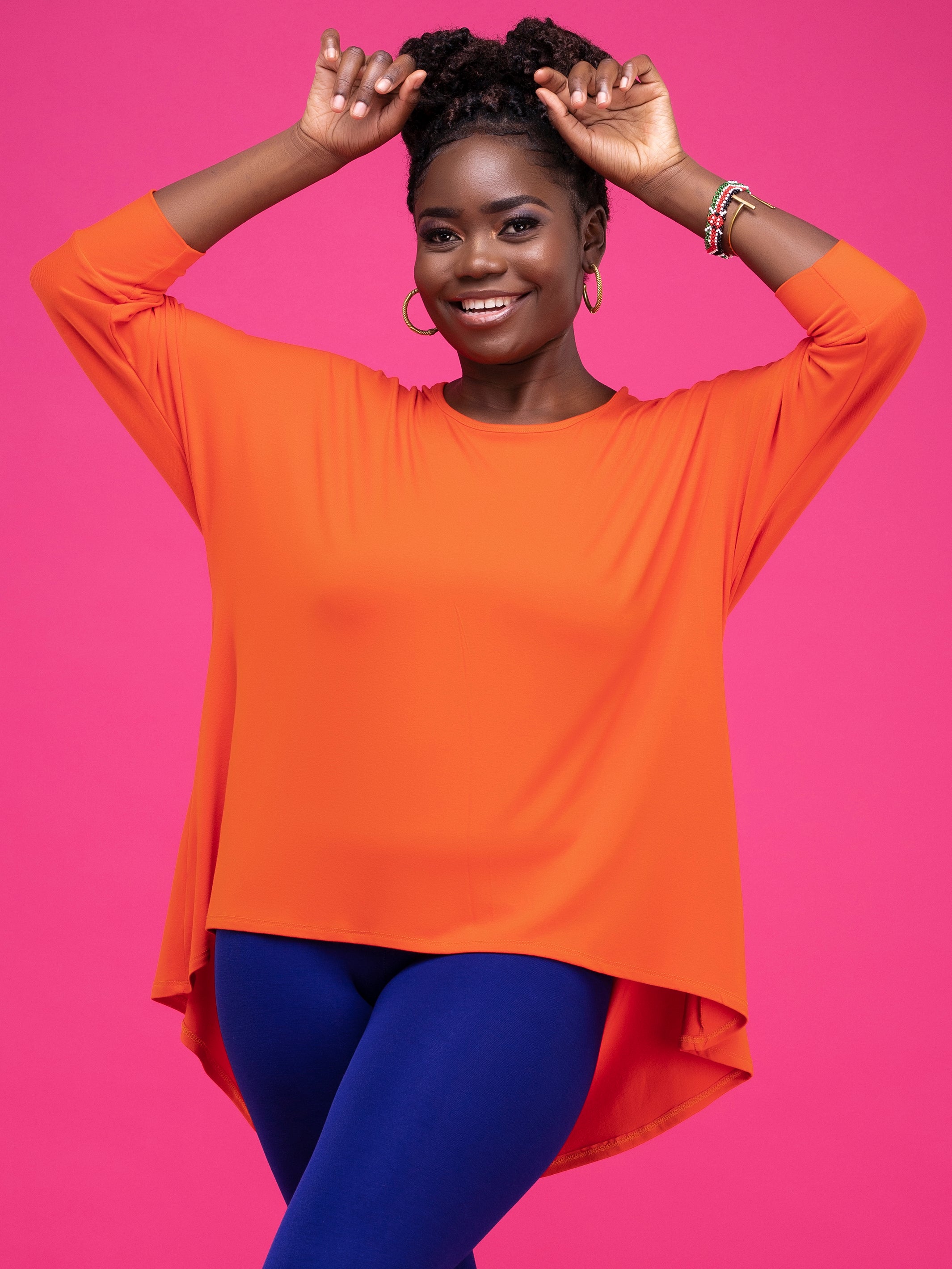 Vivo Basic EW Loose Top - Orange