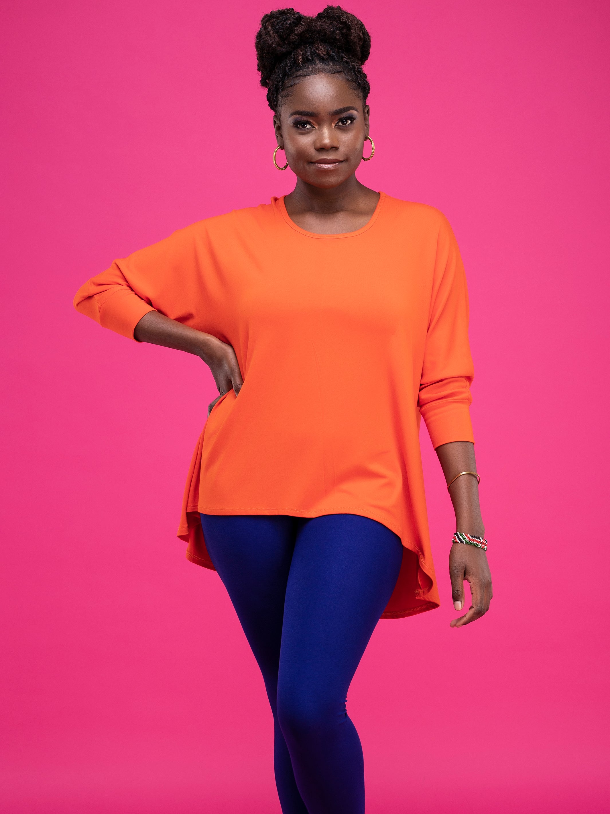 Vivo Basic EW Loose Top - Orange