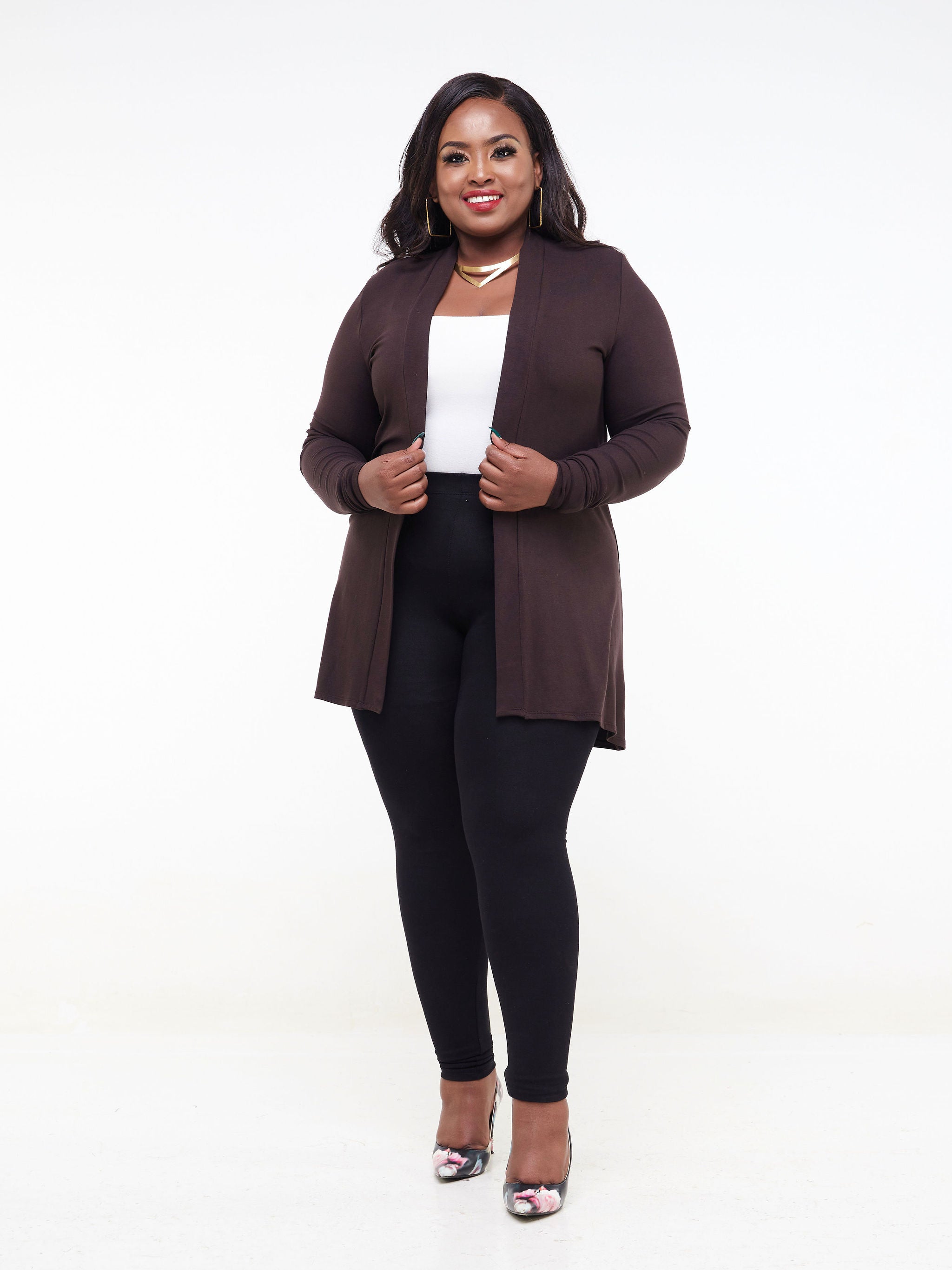 Vivo Basic Waterfall - Chocolate Brown