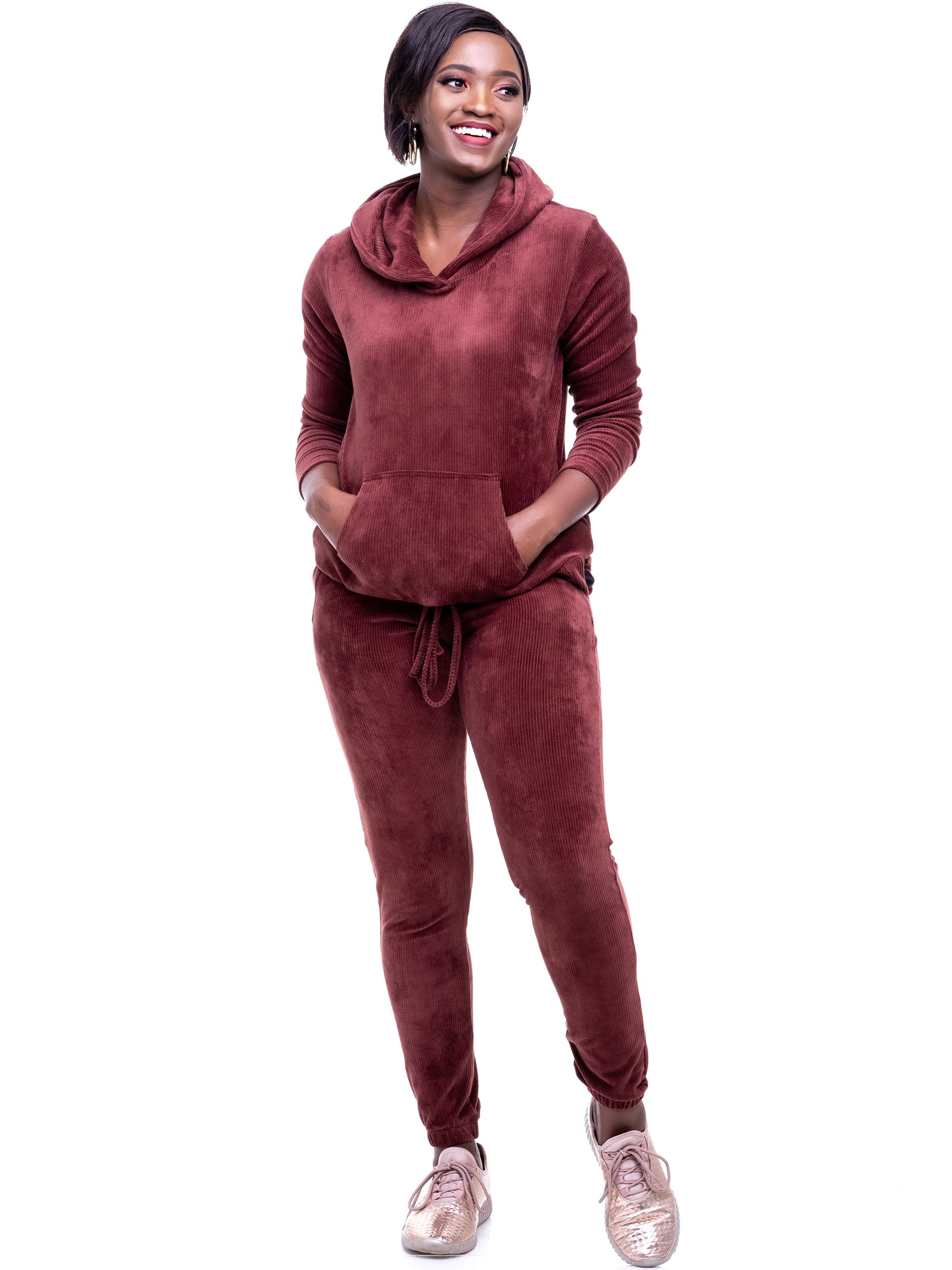 Safari Sahara Drawstring Top - Rust